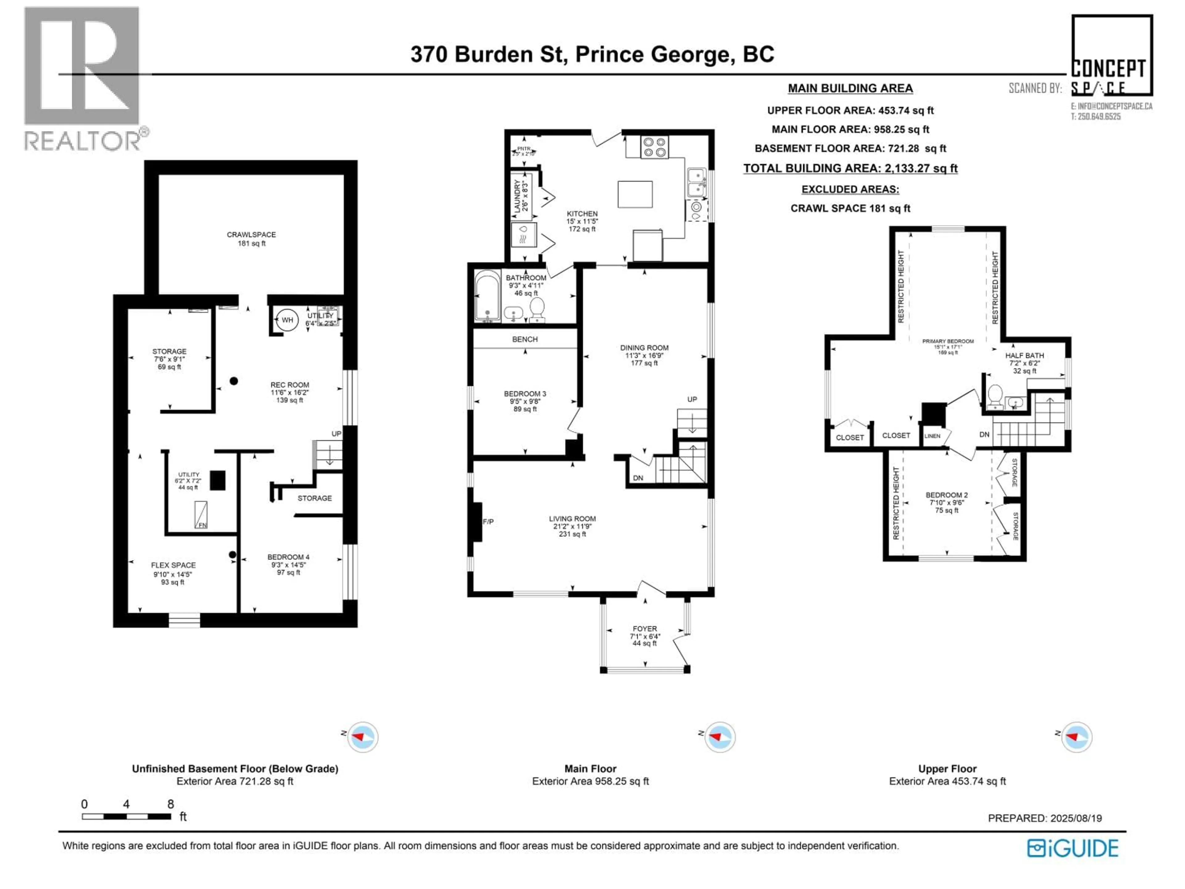 Floor plan for 384 BURDEN STREET, Prince George British Columbia V2M2H3