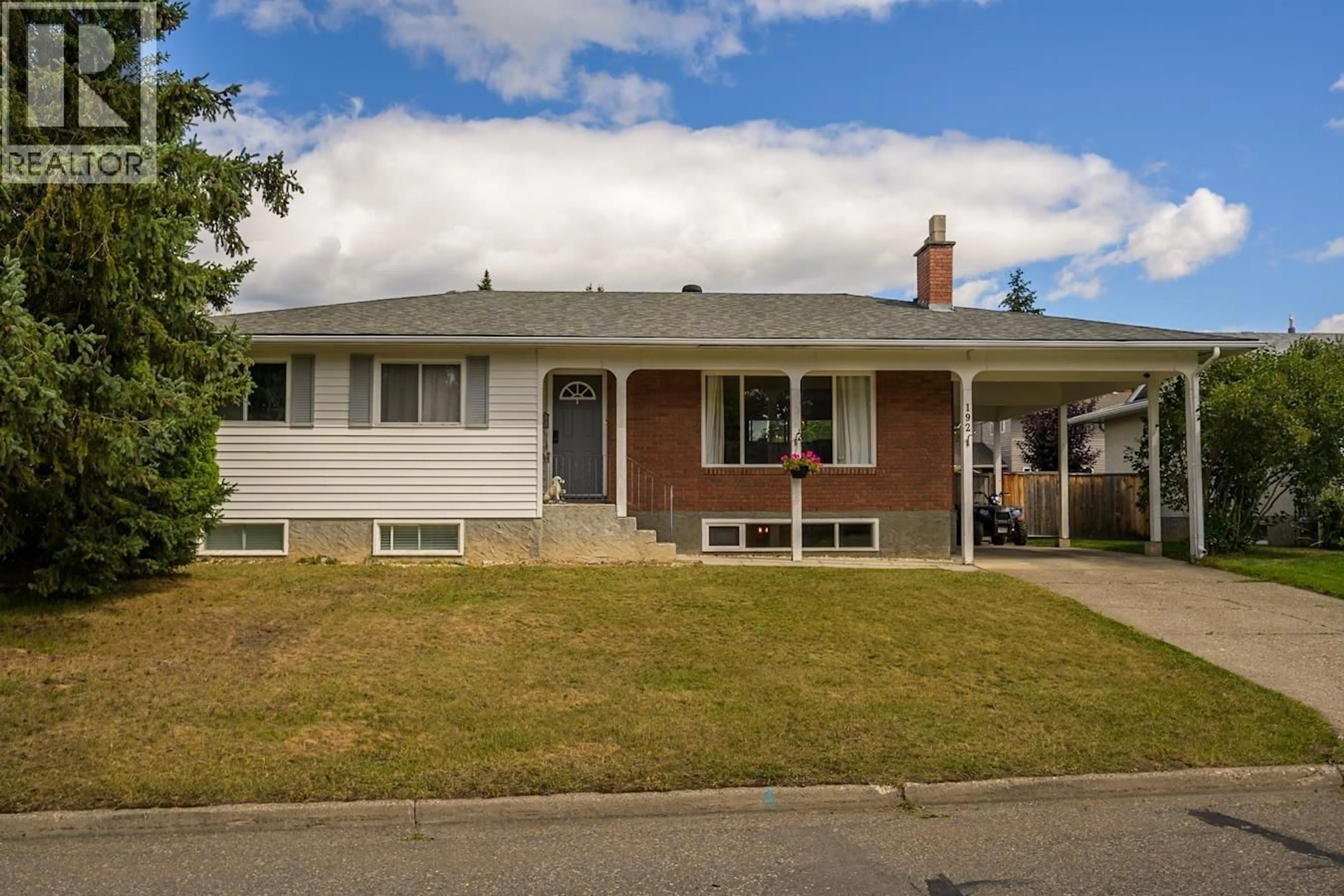 Home with brick exterior material, street for 192 MCDERMID DRIVE, Prince George British Columbia V2M4V1