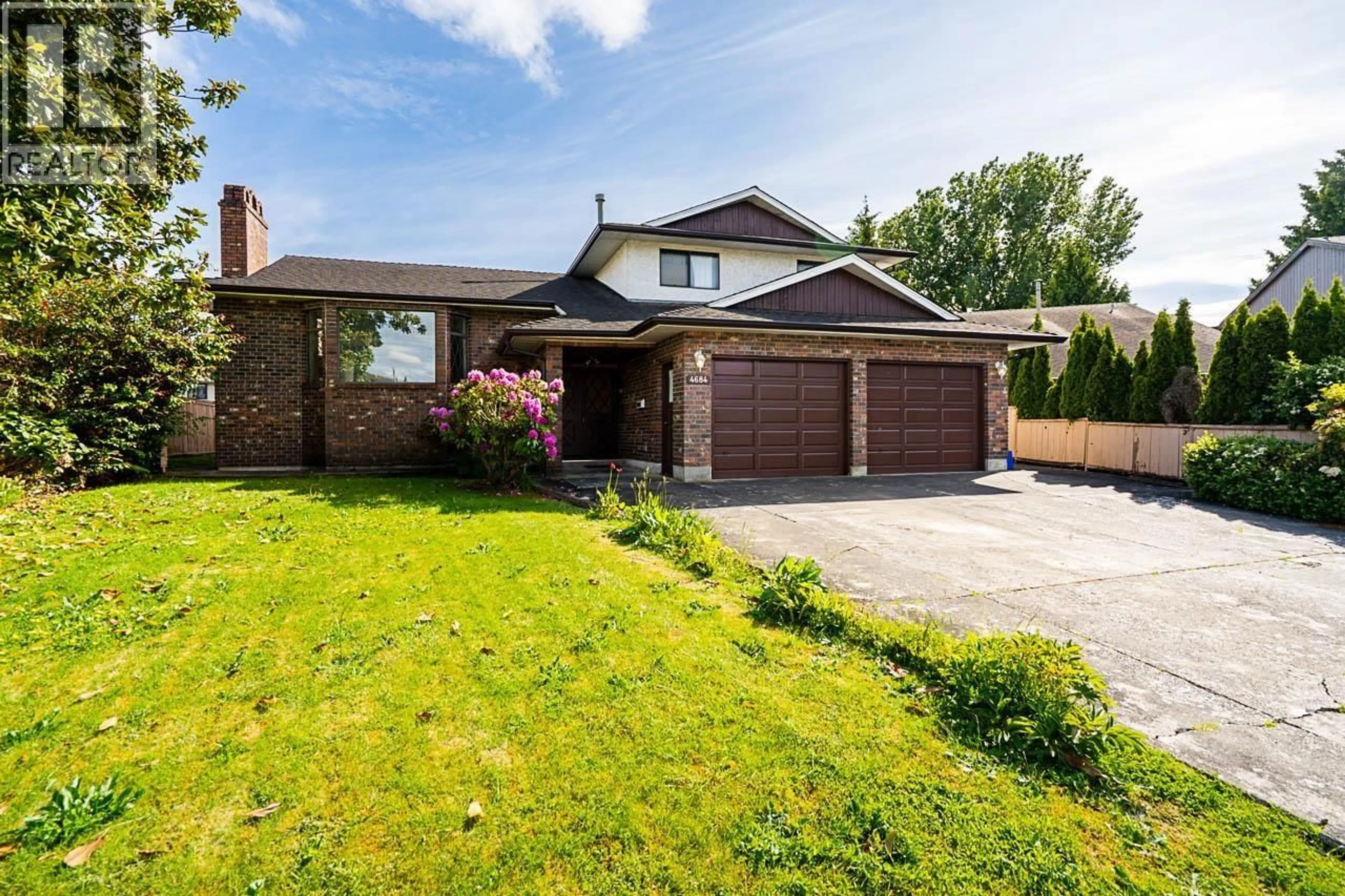 Home with brick exterior material, street for 4684 LANCELOT COURT, Richmond British Columbia V7C4S2