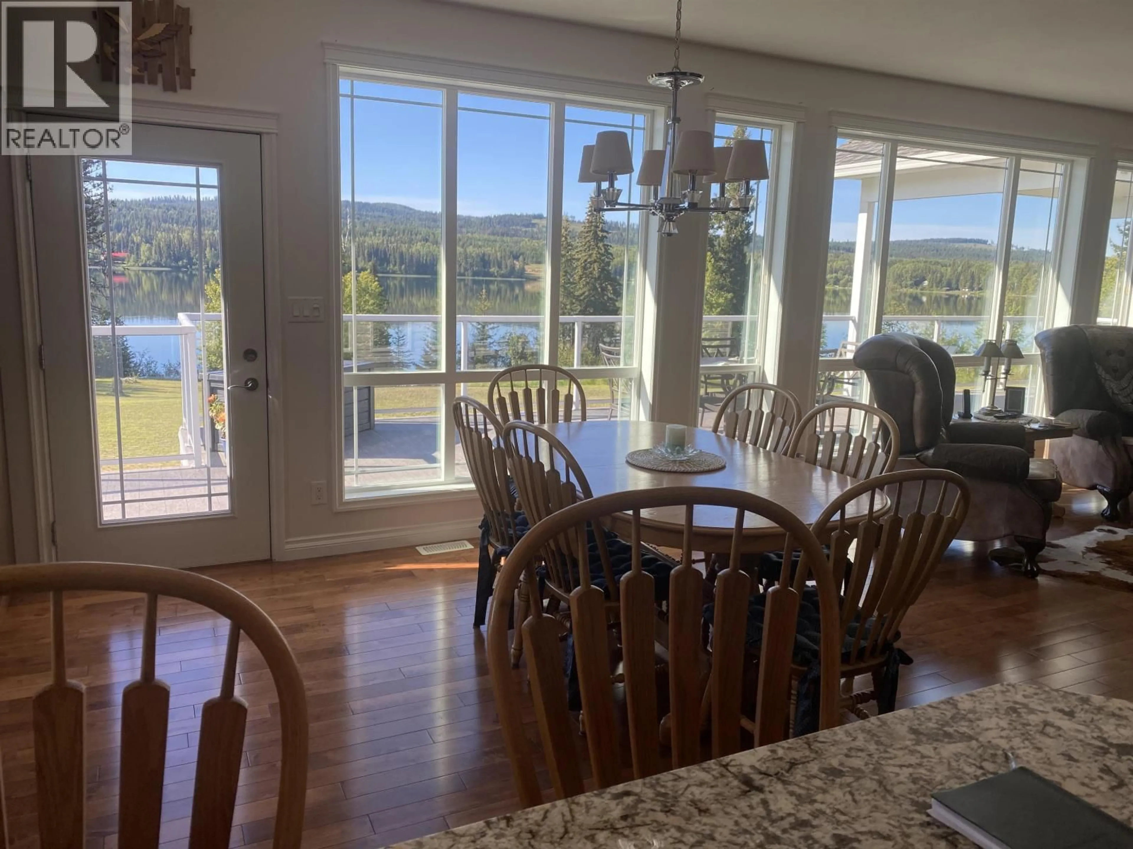 Dining room, wood/laminate floor for 3036 PRITCHARD ROAD, Williams Lake British Columbia V0L1G0