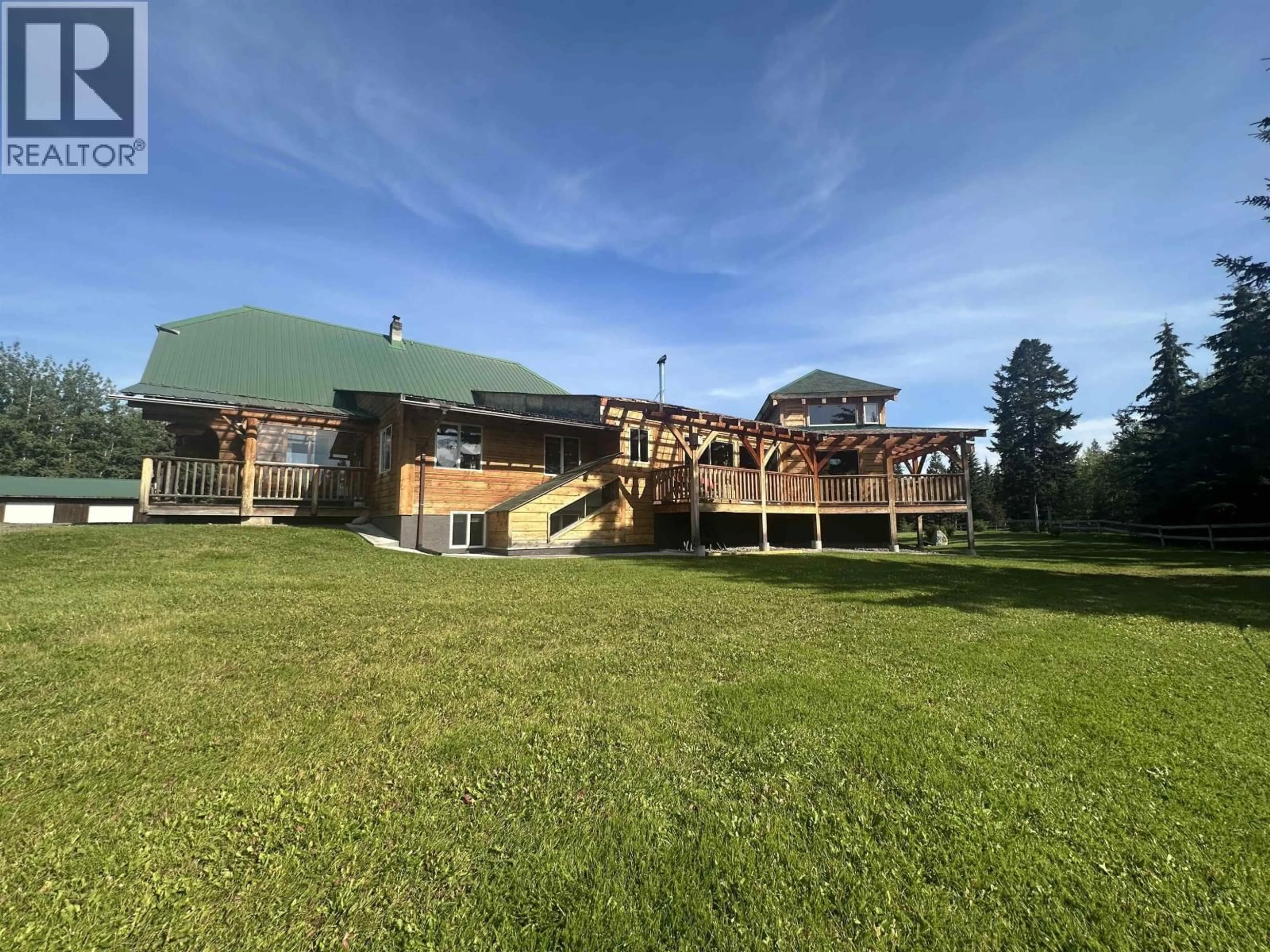 A pic from outside/outdoor area/front of a property/back of a property/a pic from drone, mountain view for 2982 BIG LAKE WEST ROAD, Williams Lake British Columbia V0L1G0