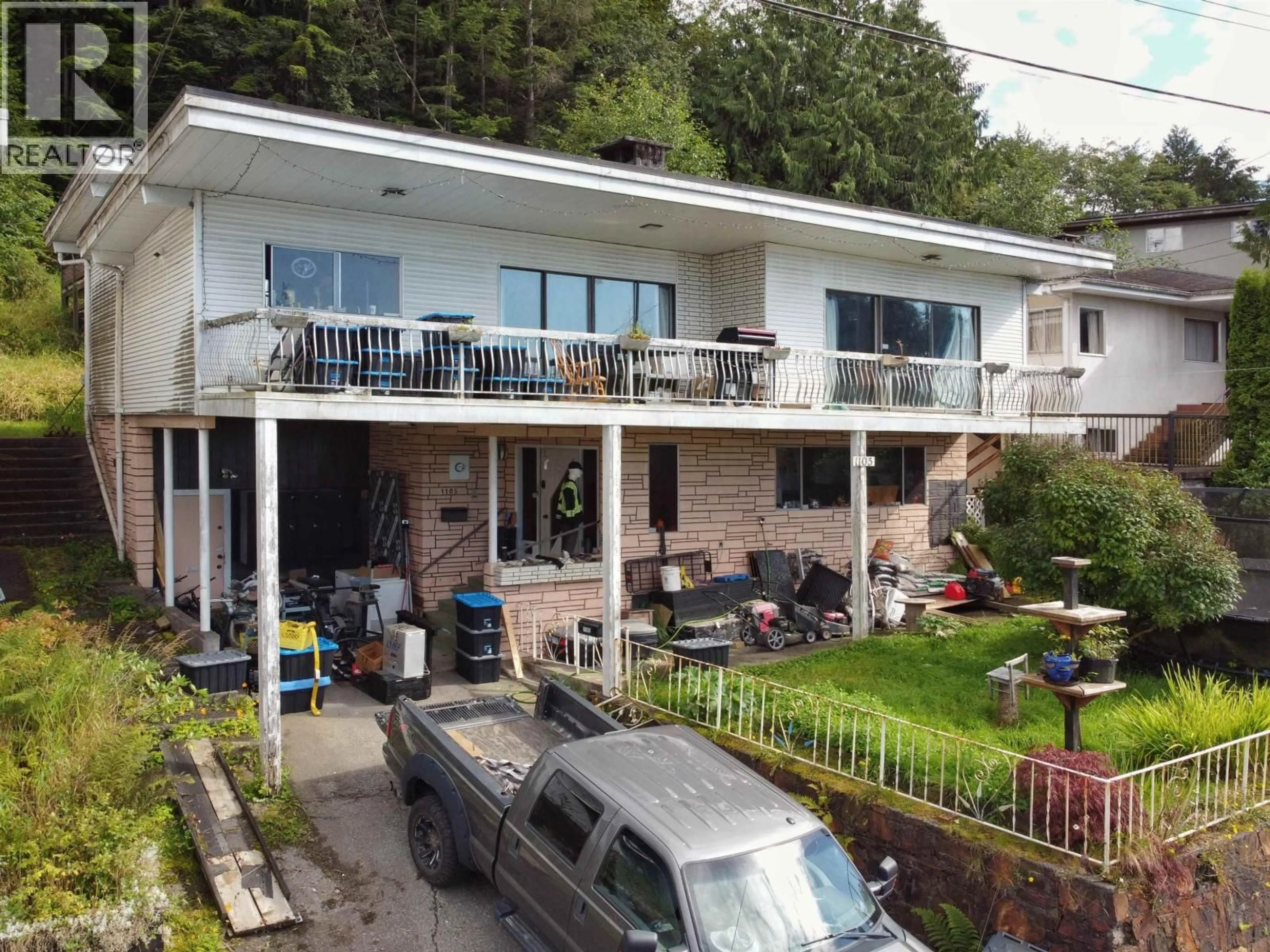 A pic from outside/outdoor area/front of a property/back of a property/a pic from drone, street for 1105 BORDEN STREET, Prince Rupert British Columbia V8J1V6