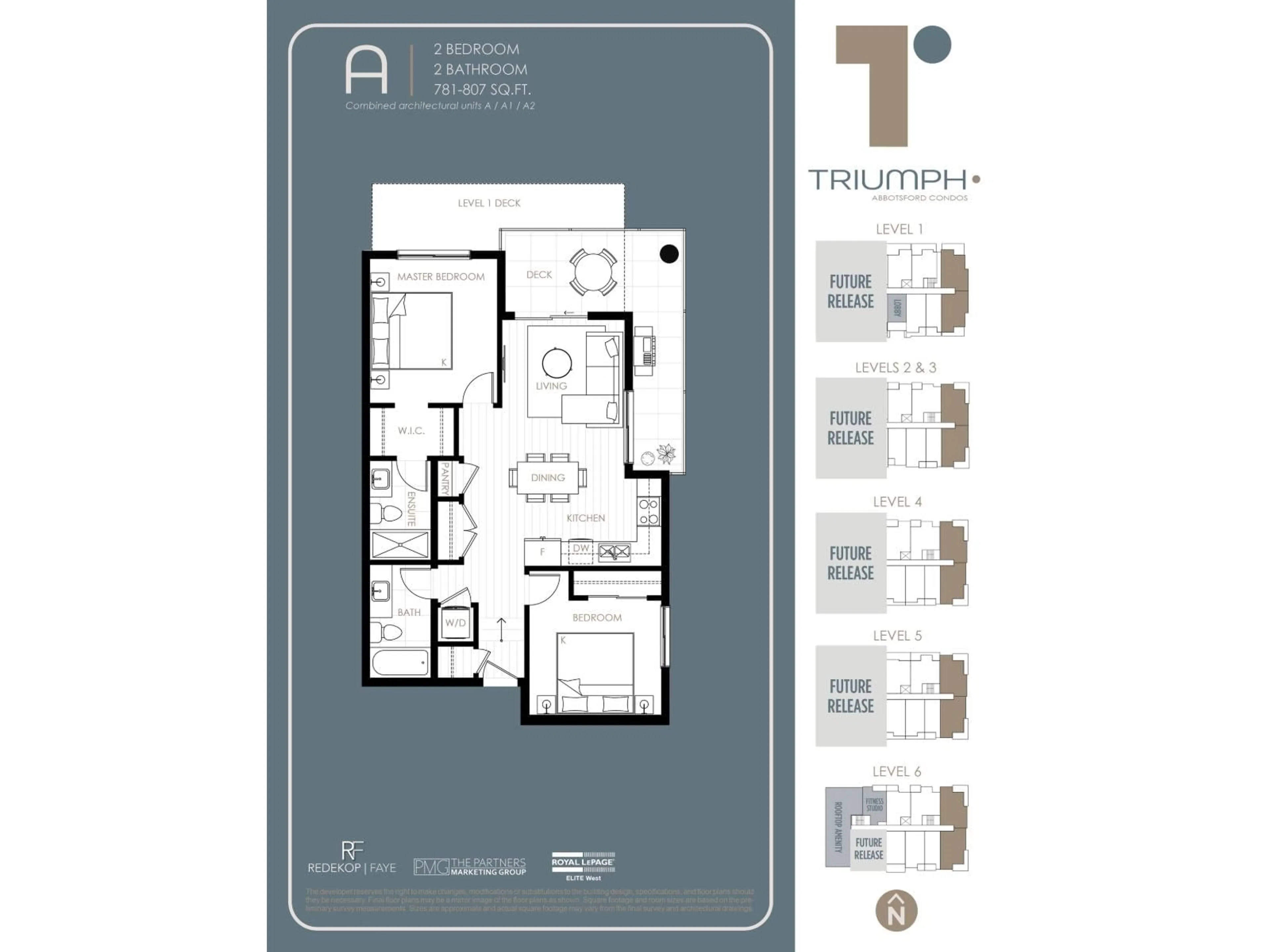 Floor plan for 504 - 33919 GEORGE FERGUSON, Abbotsford British Columbia V0N0V0