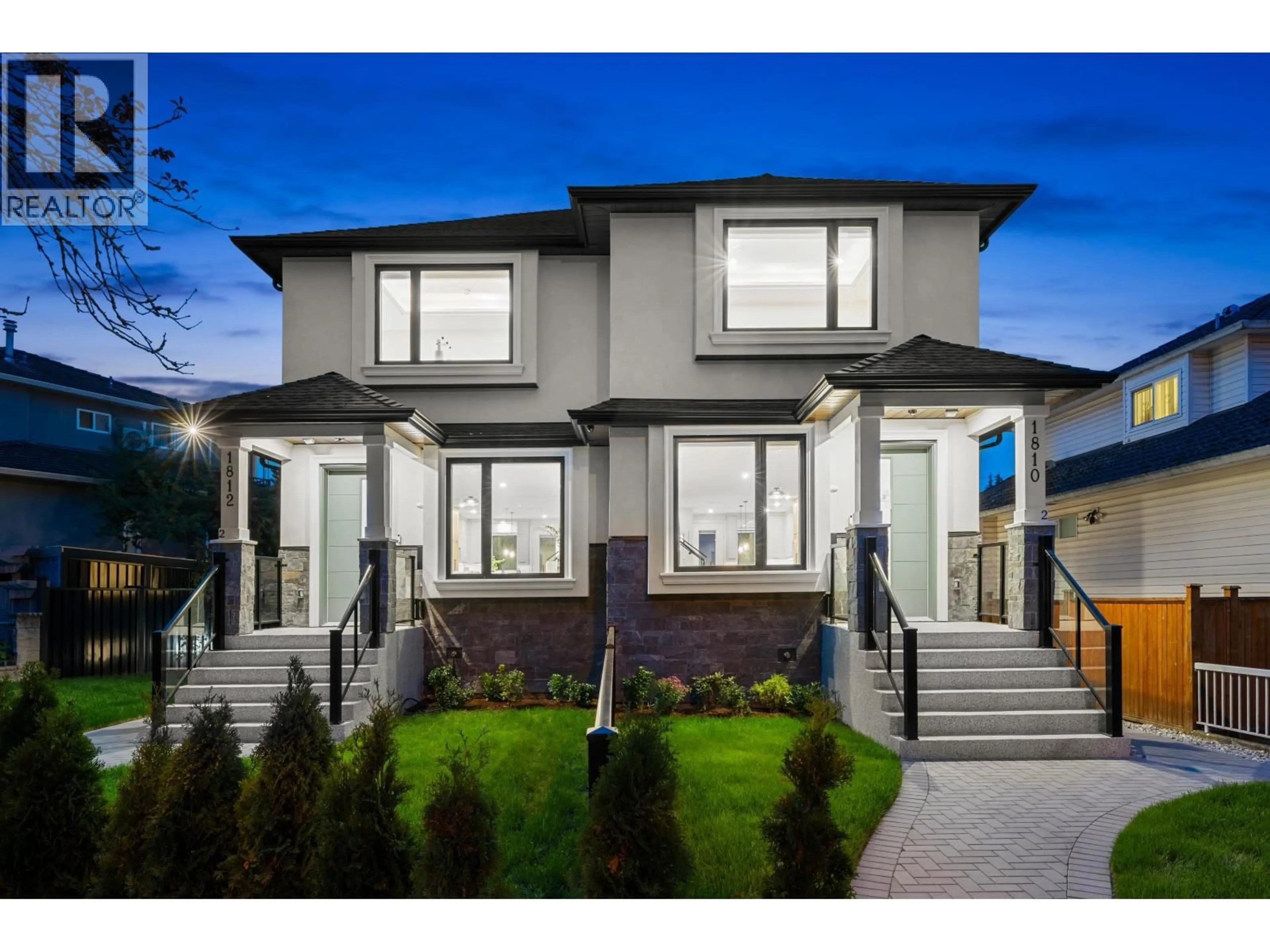 Home with vinyl exterior material, street for 1810 55TH AVENUE, Vancouver British Columbia V5P2A1