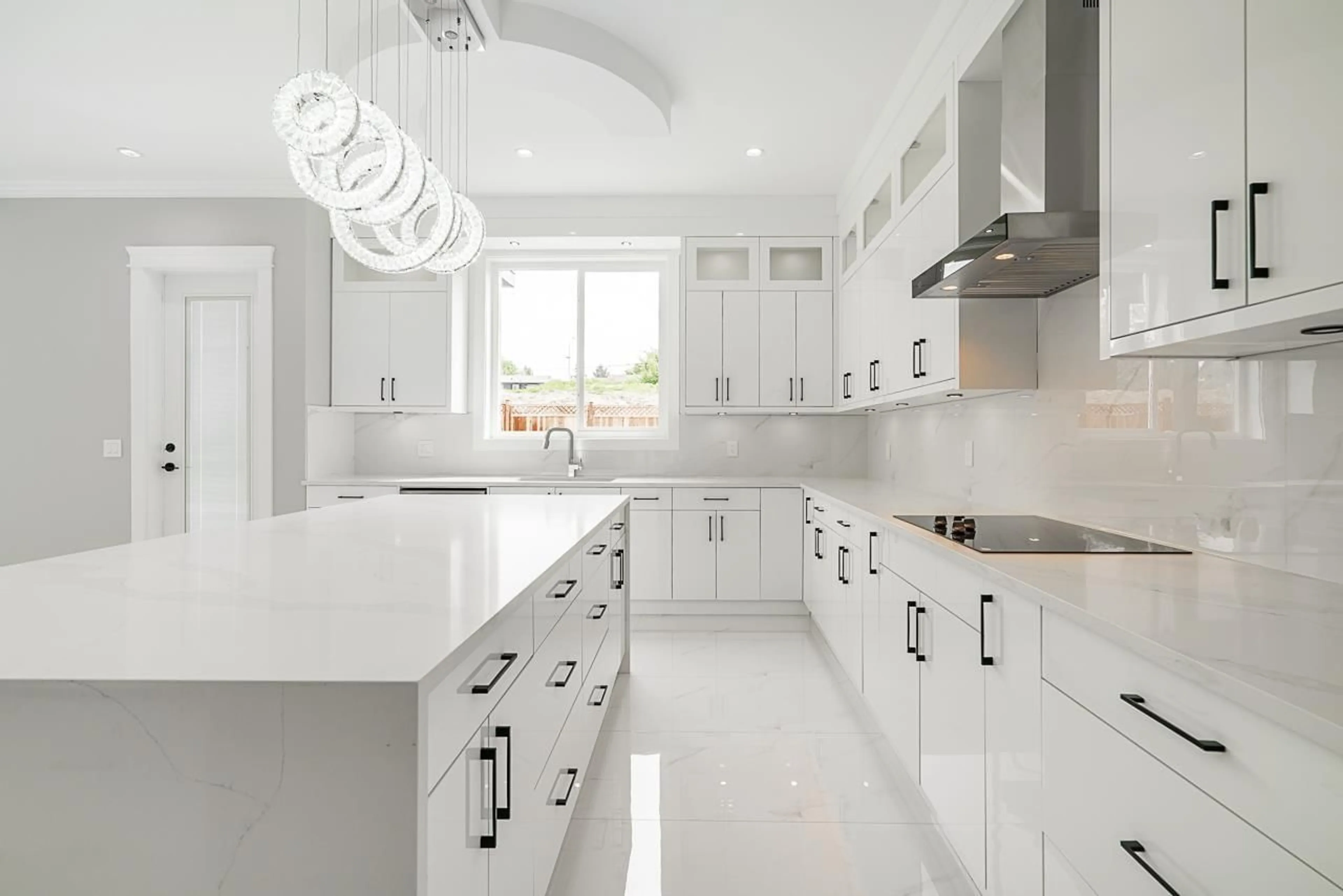 Contemporary kitchen, ceramic/tile floor for 13978 113A, Surrey British Columbia V3R2K2