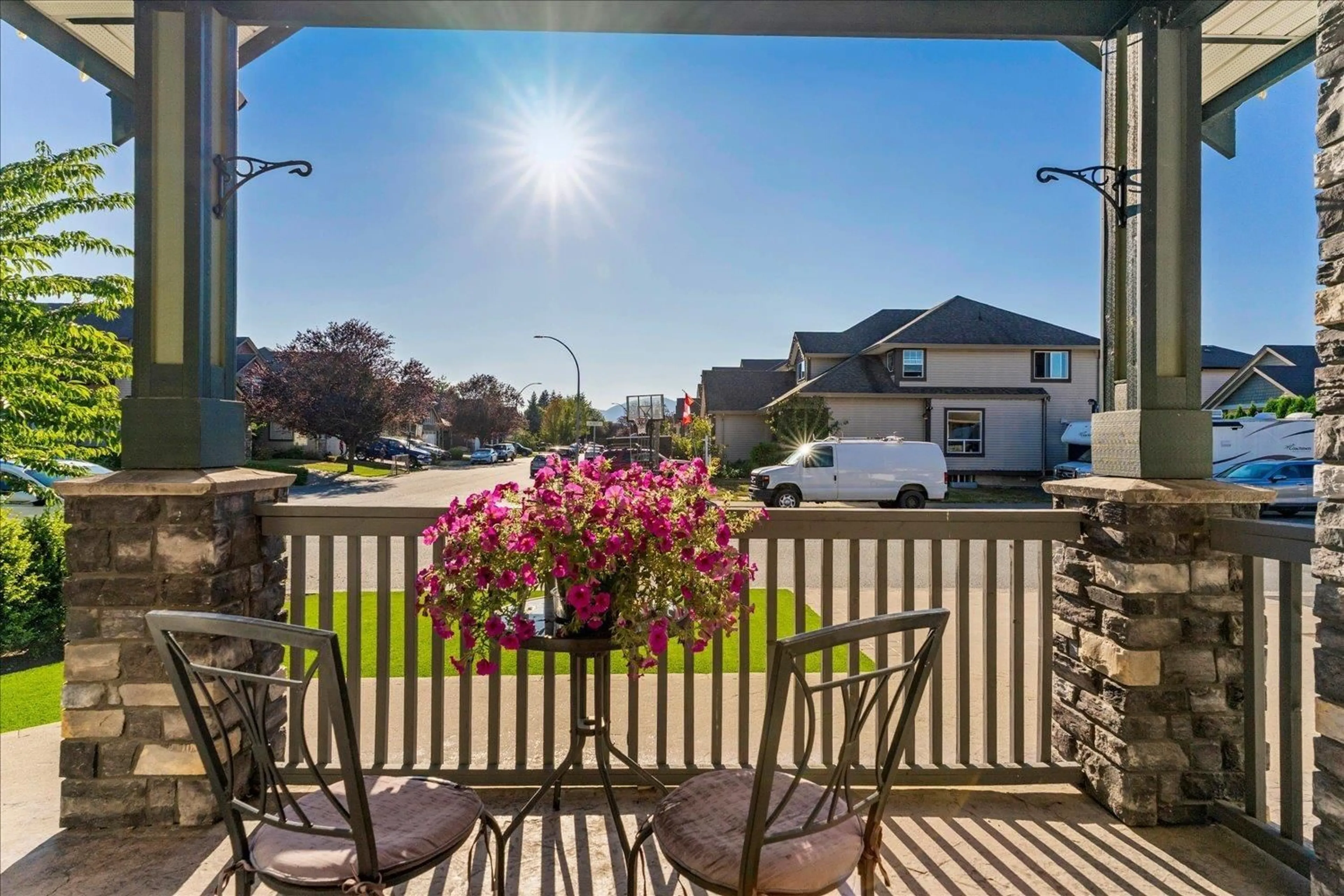 Patio, water/lake/river/ocean view for 6550 LAVENDER PLACE, Chilliwack British Columbia V2R0H5