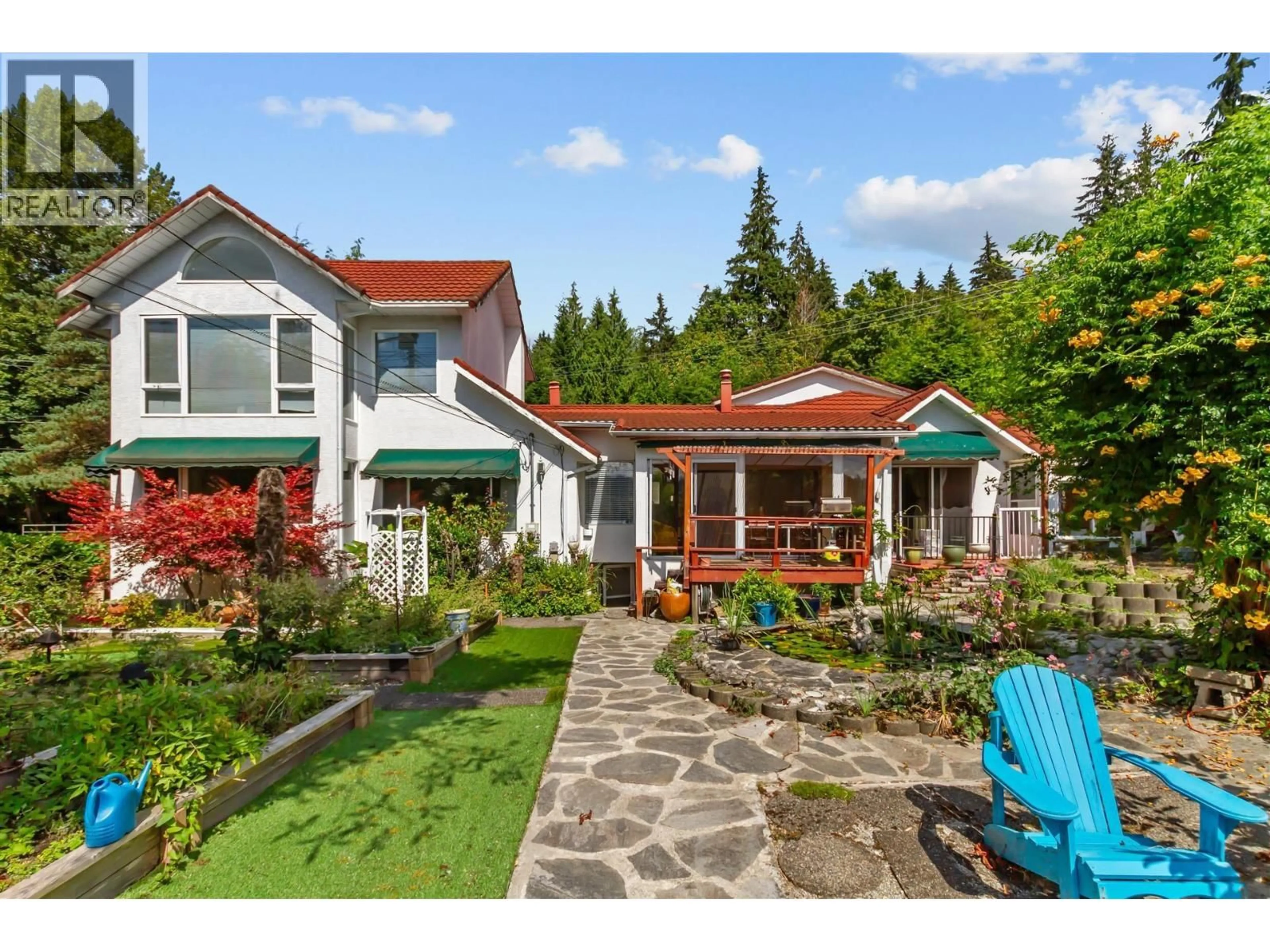 A pic from outside/outdoor area/front of a property/back of a property/a pic from drone, street for 1650 IOCO ROAD, Port Moody British Columbia V3H3S8