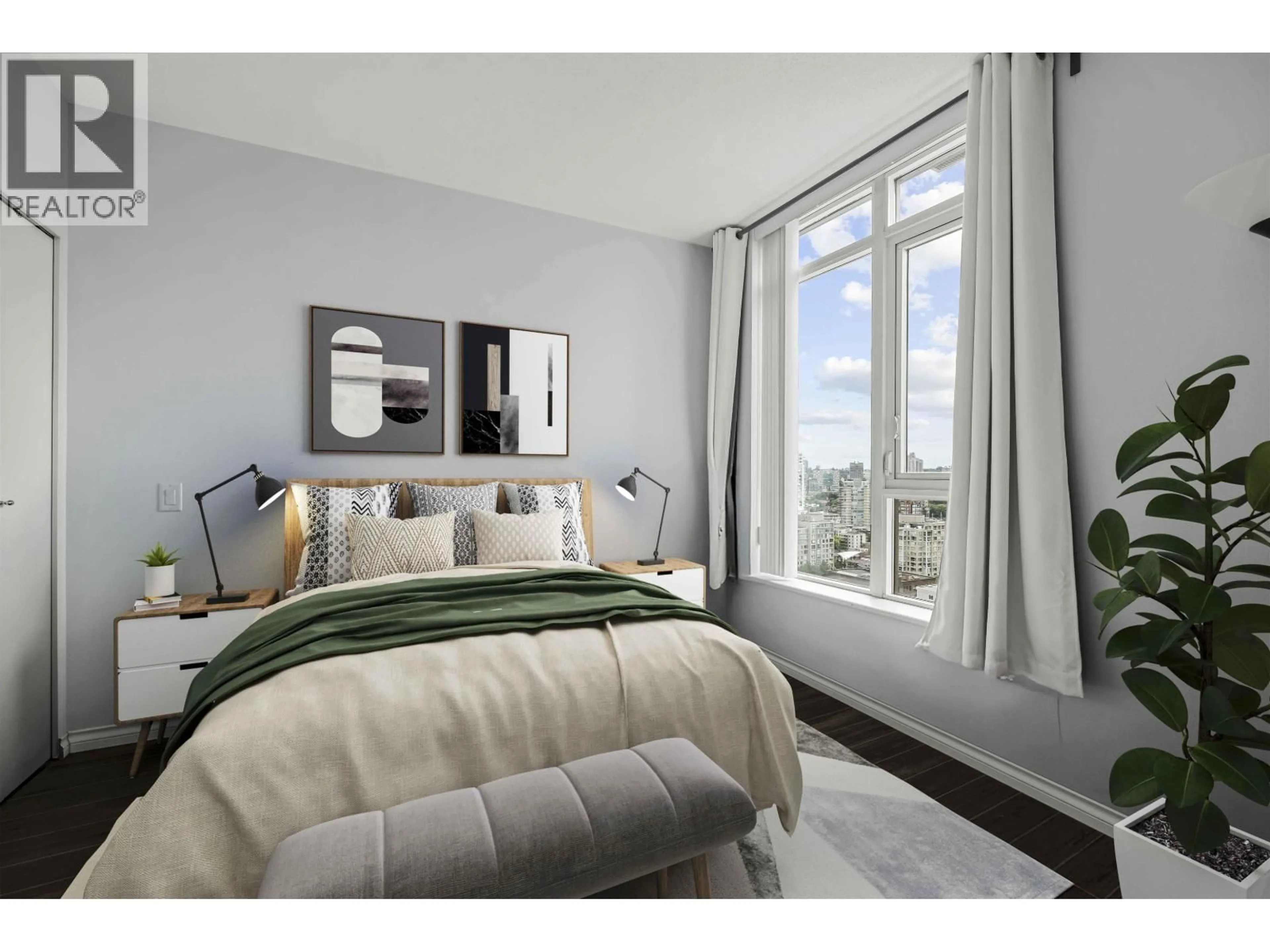 Bedroom with bed, unknown for 2207 - 1001 HOMER STREET, Vancouver British Columbia V6B1M9