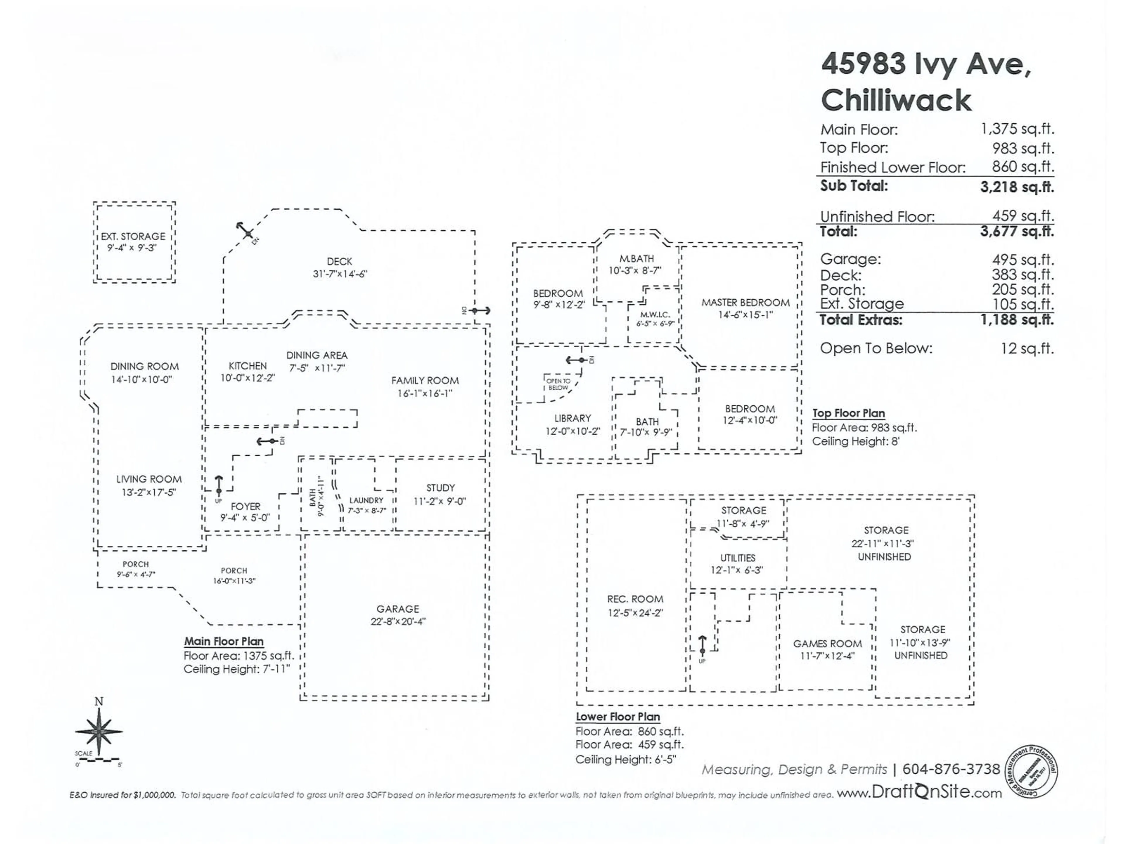 Floor plan for 45983 IVY AVENUE, Chilliwack British Columbia V2R2C5