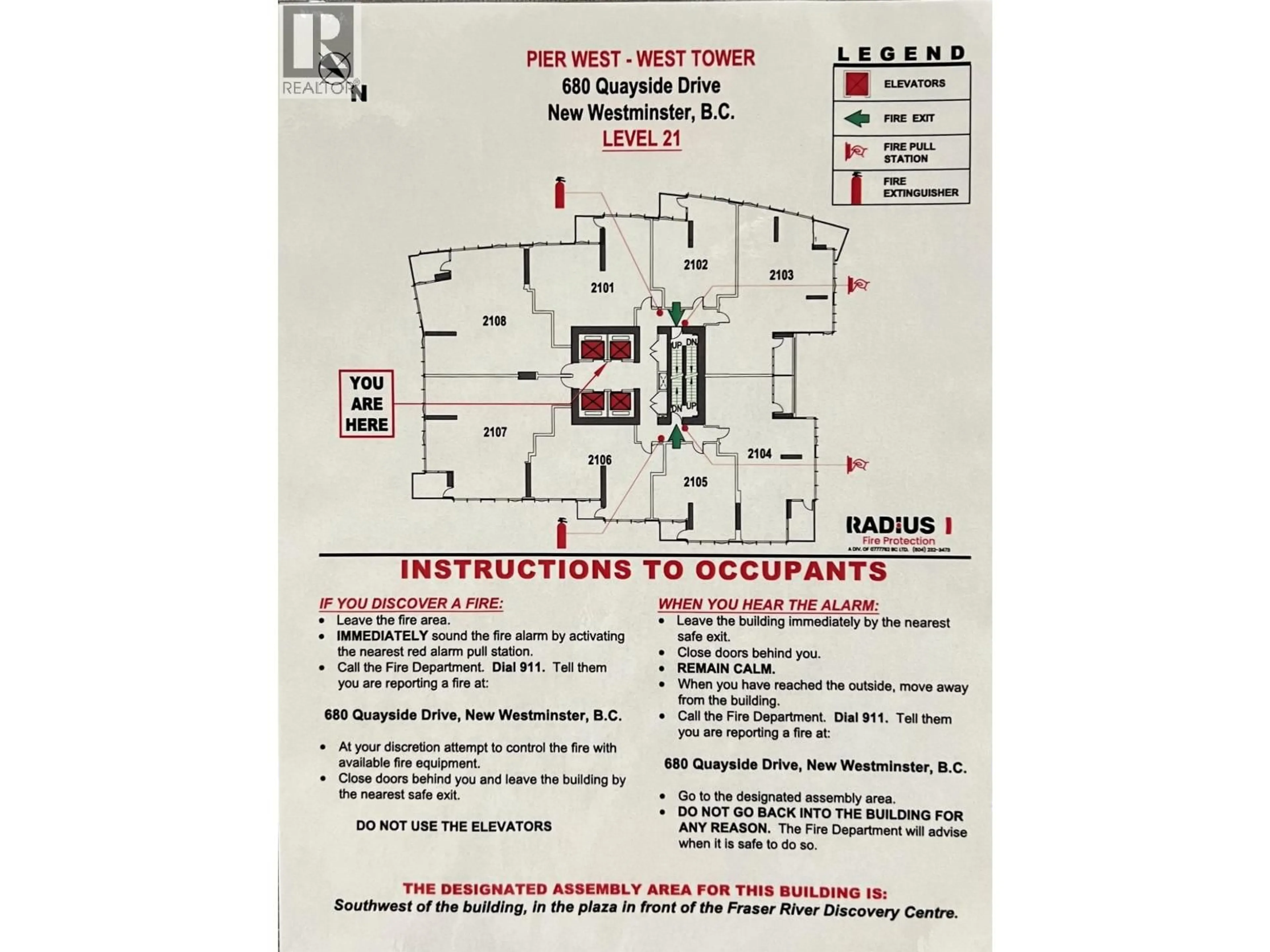 Floor plan for 2108 - 680 QUAYSIDE DRIVE, New Westminster British Columbia V3M0P2