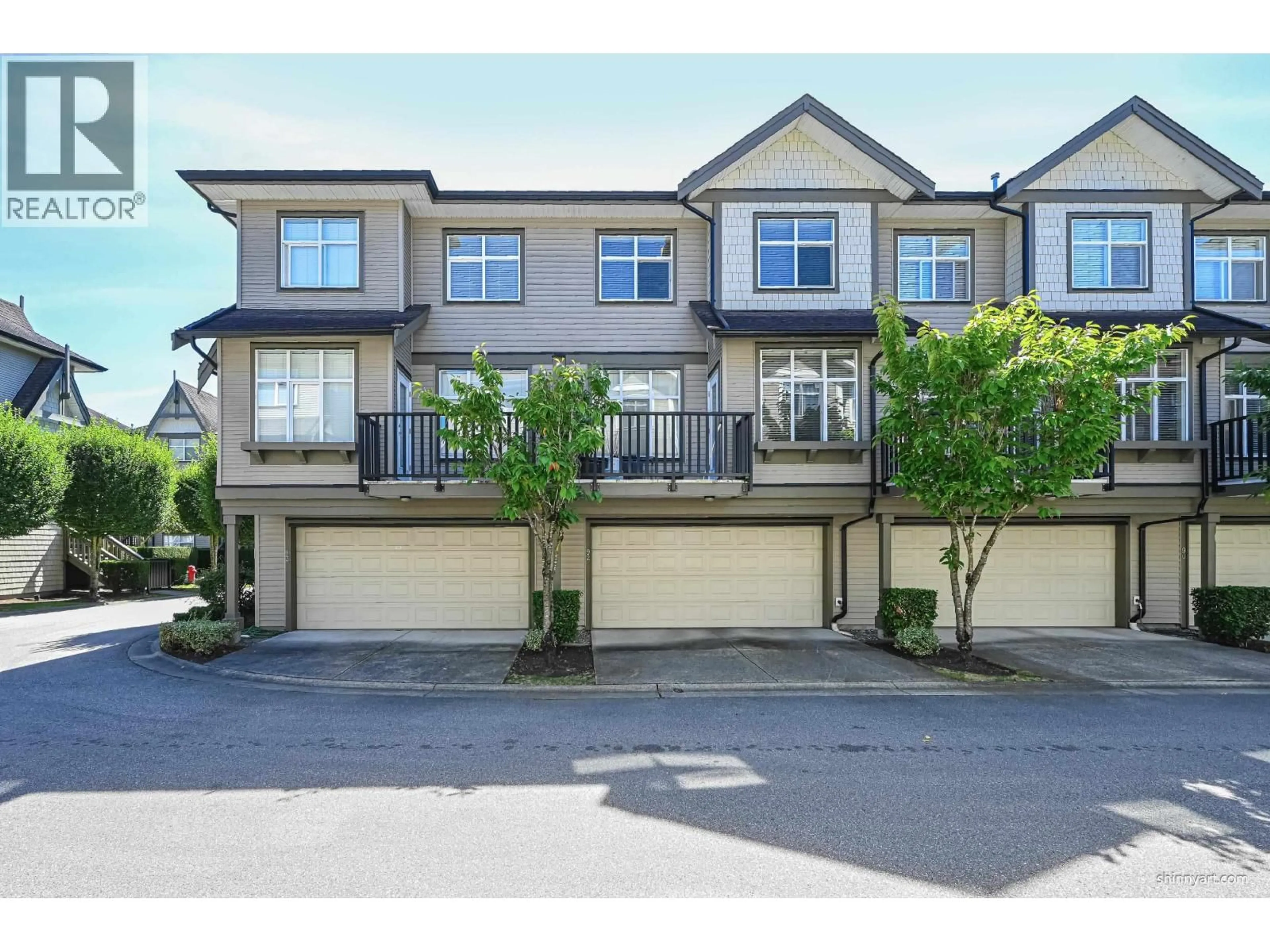 A pic from outside/outdoor area/front of a property/back of a property/a pic from drone, street for 93 - 7288 HEATHER STREET, Richmond British Columbia V6Y4L4