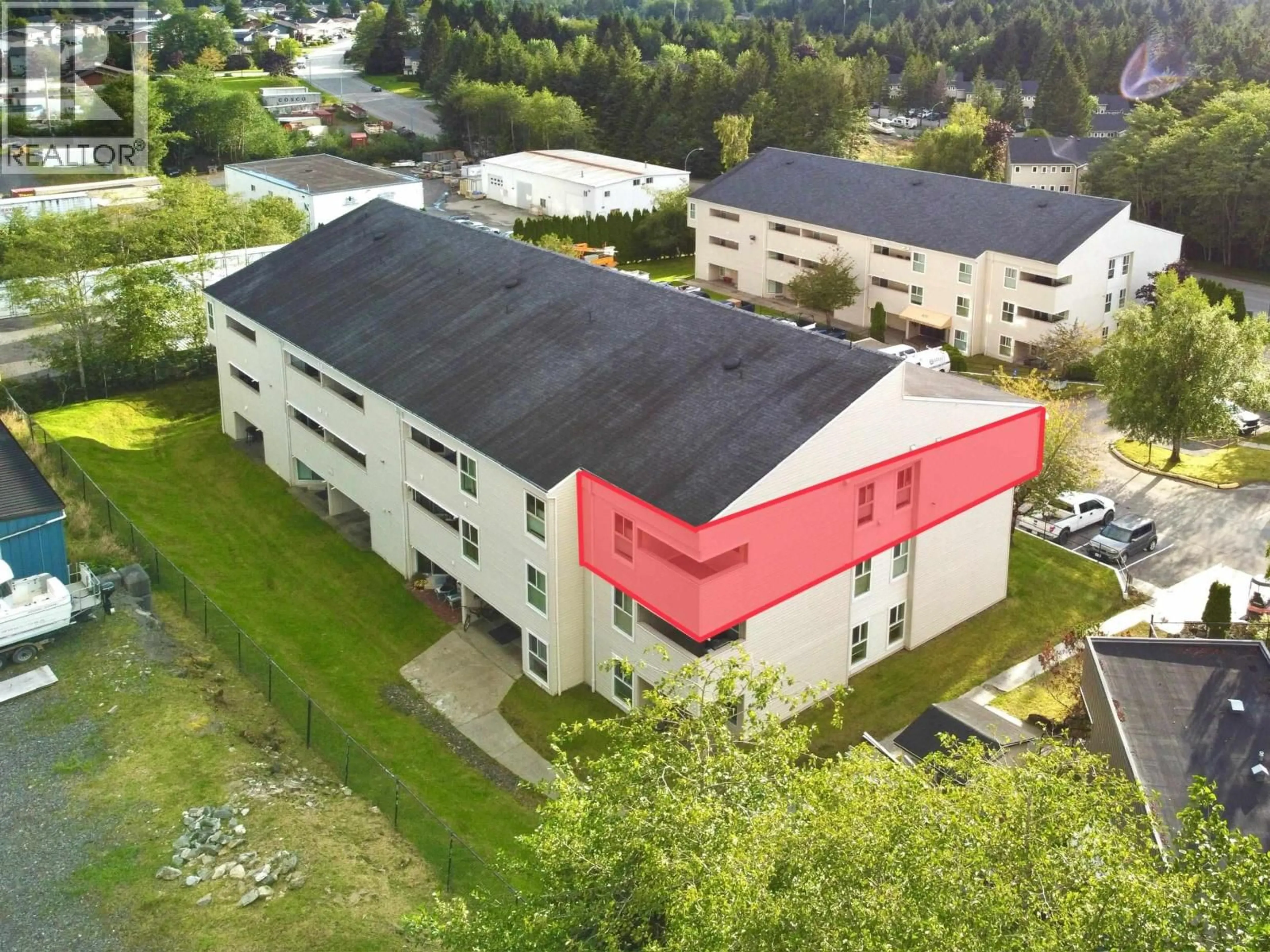 A pic from outside/outdoor area/front of a property/back of a property/a pic from drone, building for 310 - 840 PRINCE RUPERT BOULEVARD, Prince Rupert British Columbia V8J4H5