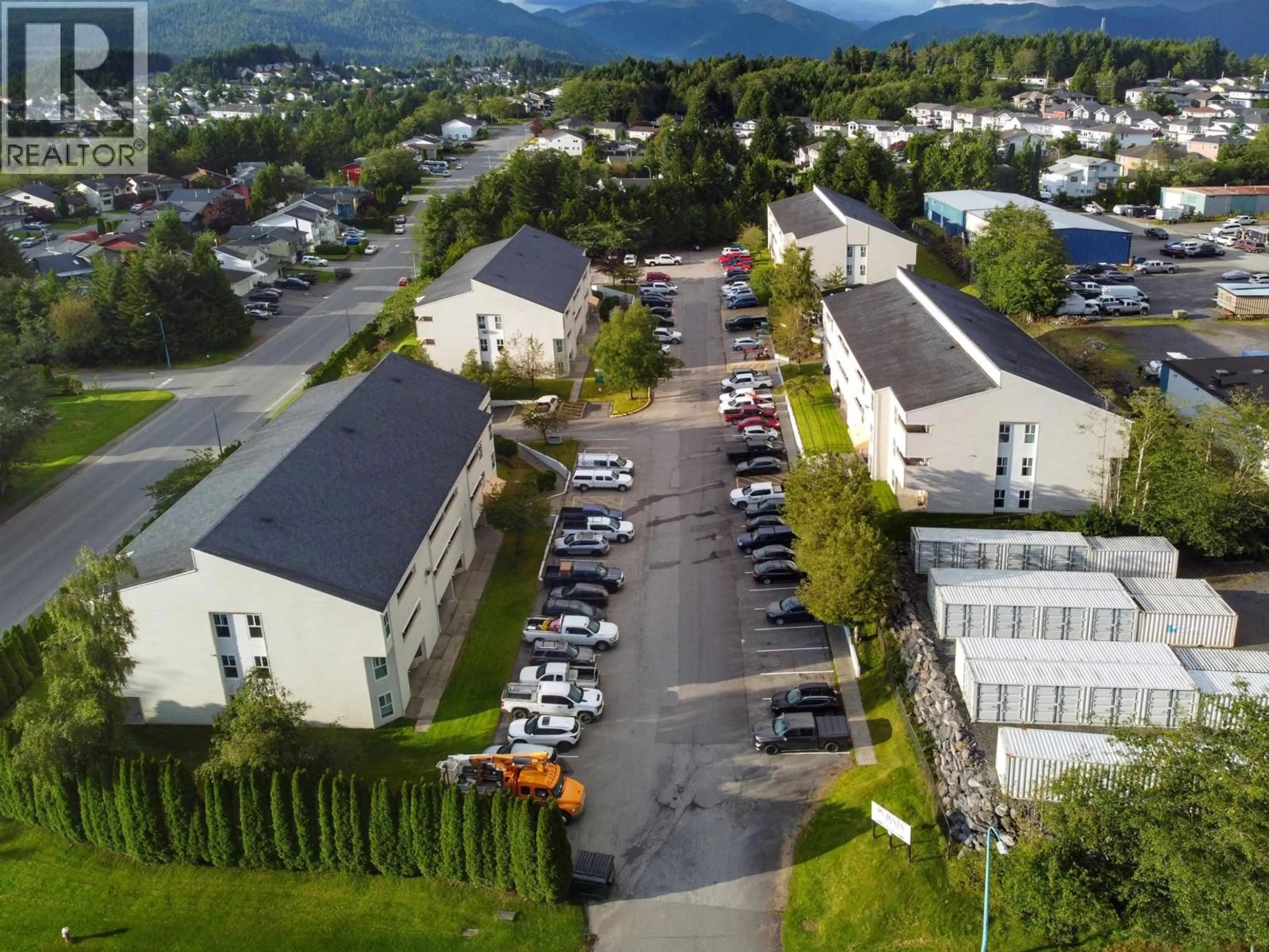 A pic from outside/outdoor area/front of a property/back of a property/a pic from drone, mountain view for 310 - 840 PRINCE RUPERT BOULEVARD, Prince Rupert British Columbia V8J4H5