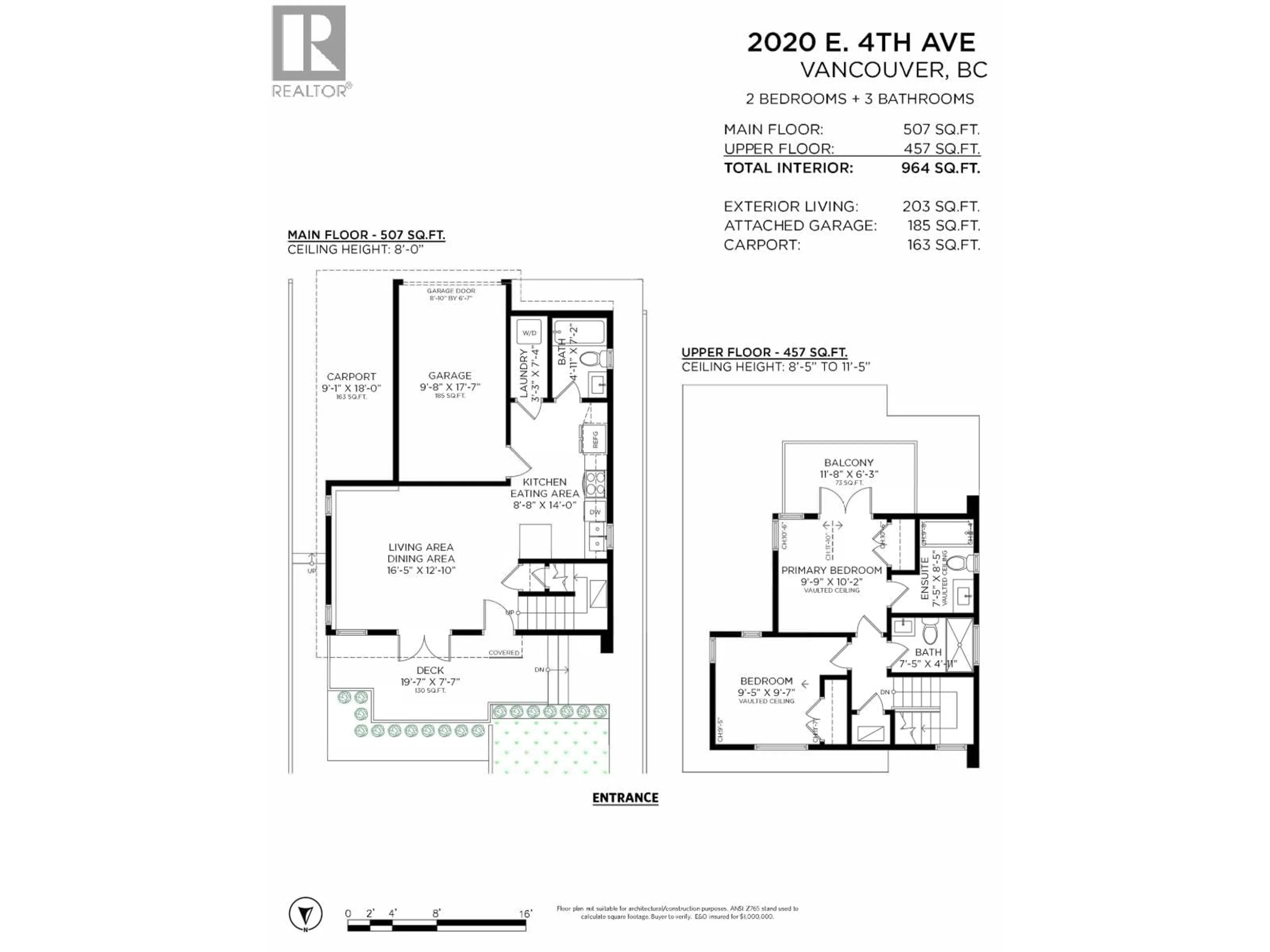 Floor plan for 2020 4TH AVENUE, Vancouver British Columbia V5N1K4