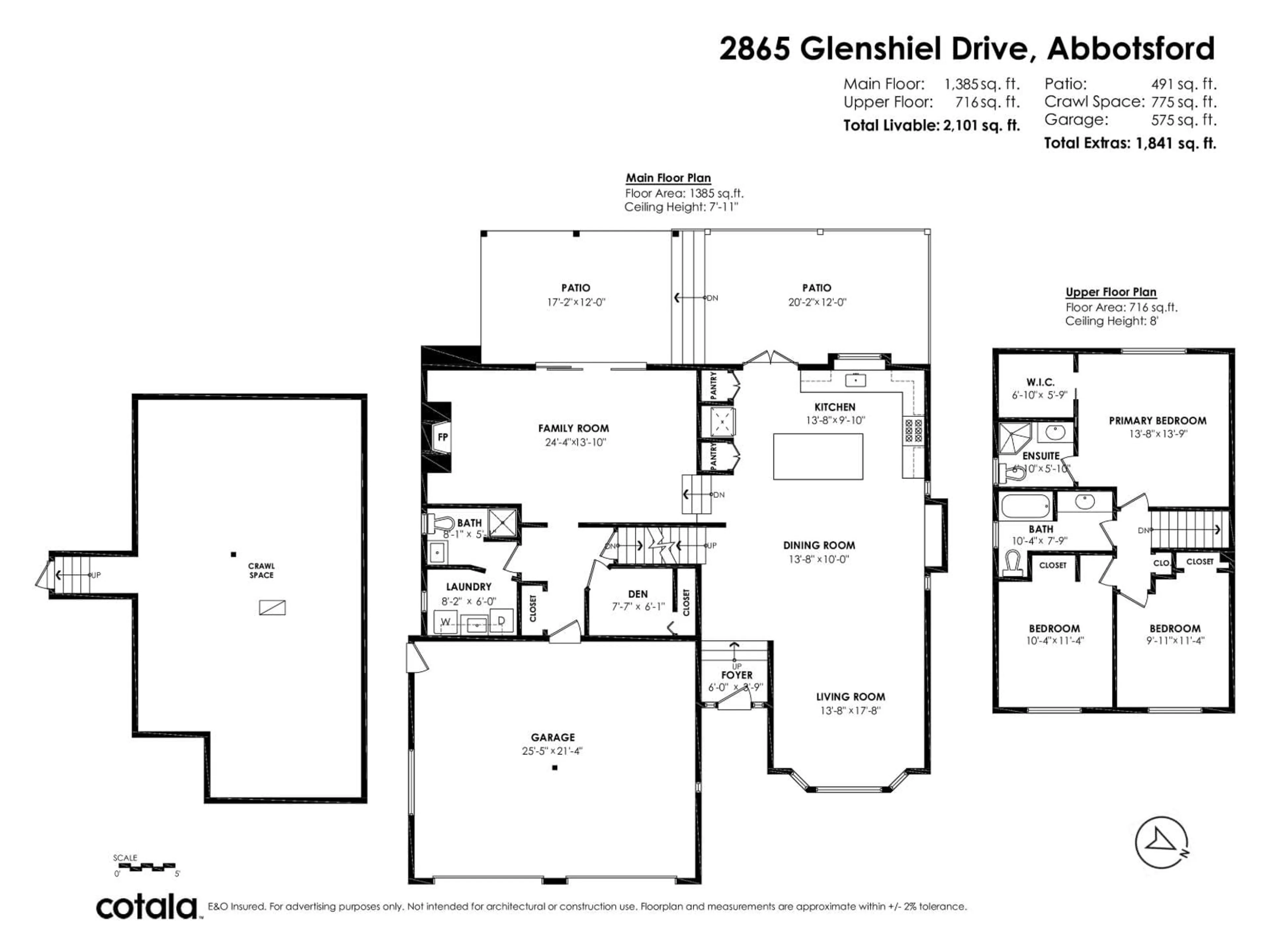 Floor plan for 2865 GLENSHIEL, Abbotsford British Columbia V3G1G8