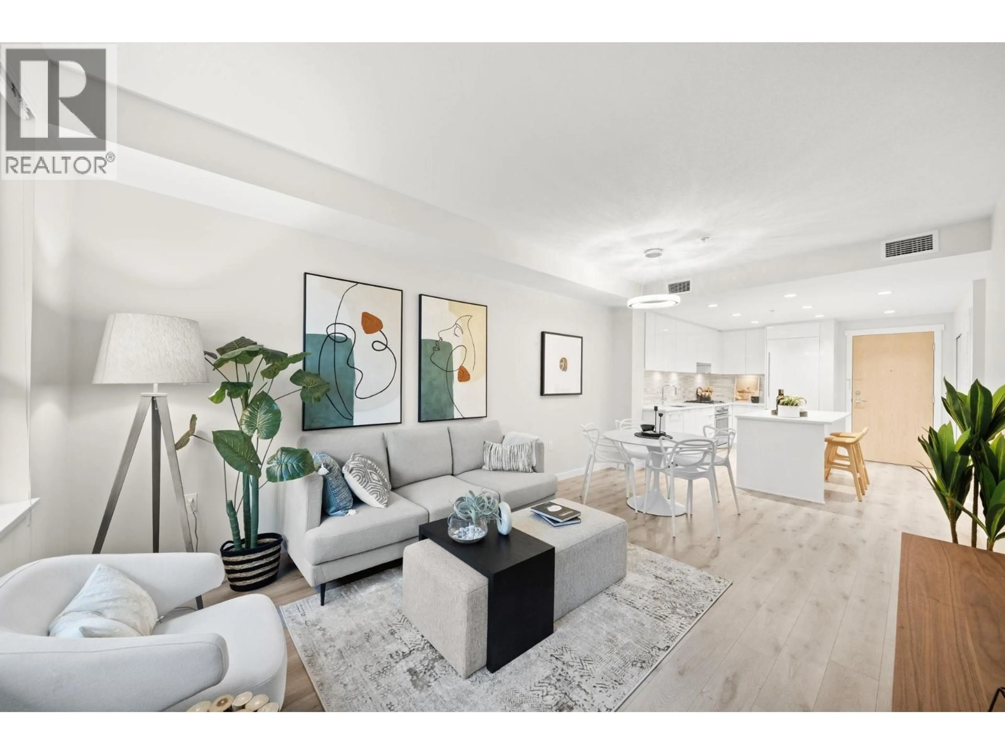 Living room with furniture, unknown for 206 - 9213 ODLIN ROAD, Richmond British Columbia V6X0V5