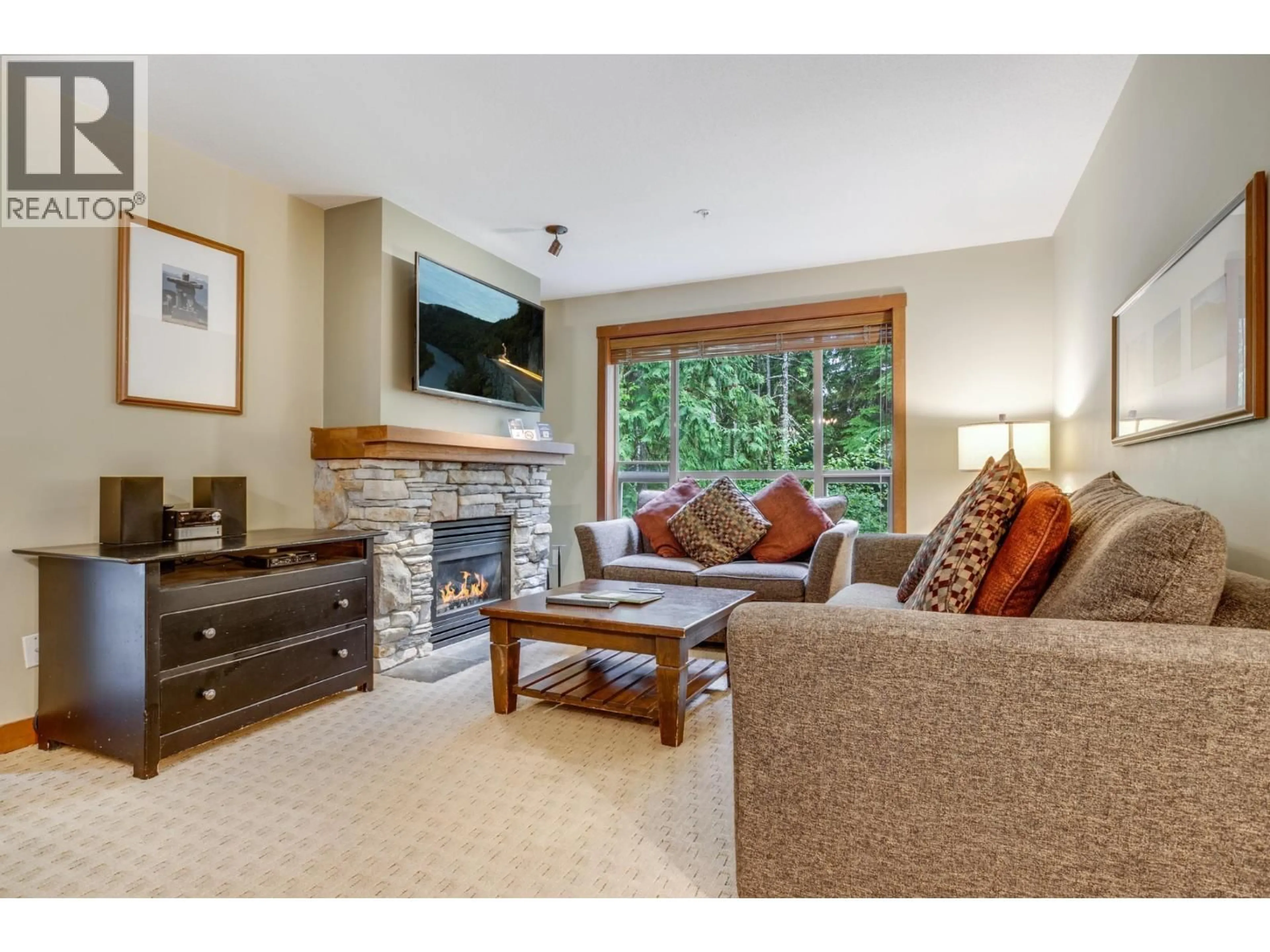 Living room with furniture, unknown for 206 G2 - 4653 BLACKCOMB WAY, Whistler British Columbia V8E0Y9
