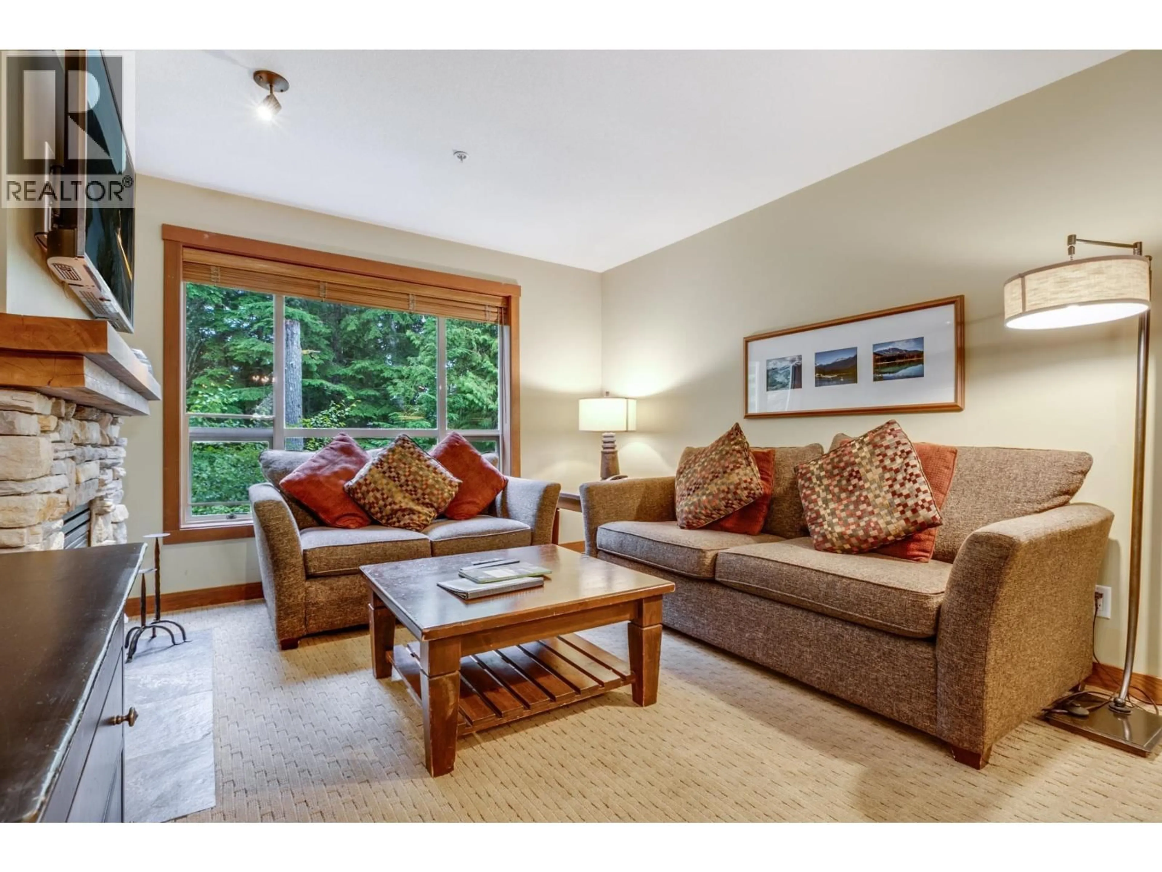 Living room with furniture, unknown for 206 G2 - 4653 BLACKCOMB WAY, Whistler British Columbia V8E0Y9