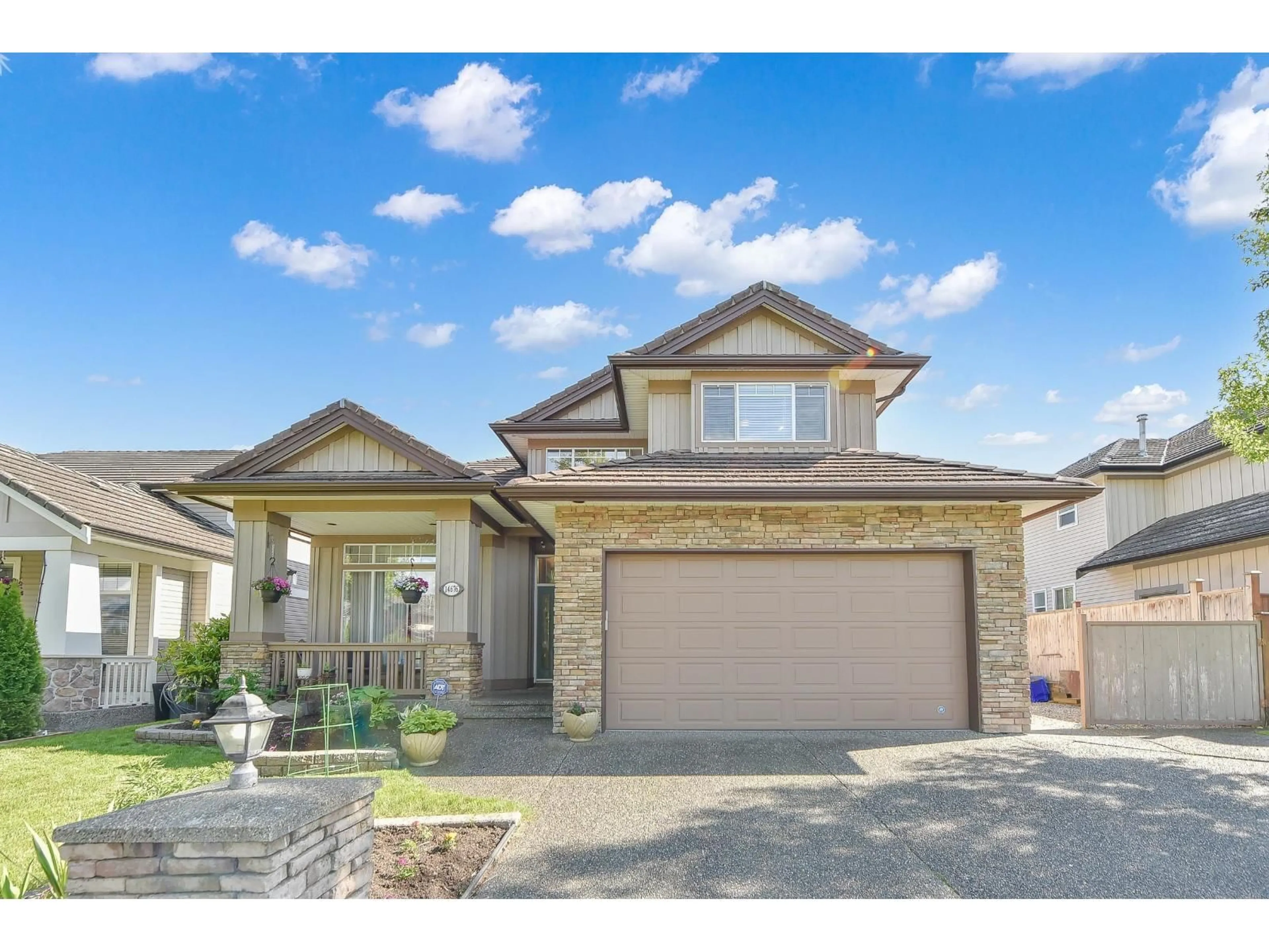 Home with brick exterior material, street for 14676 73A, Surrey British Columbia V3S9G4