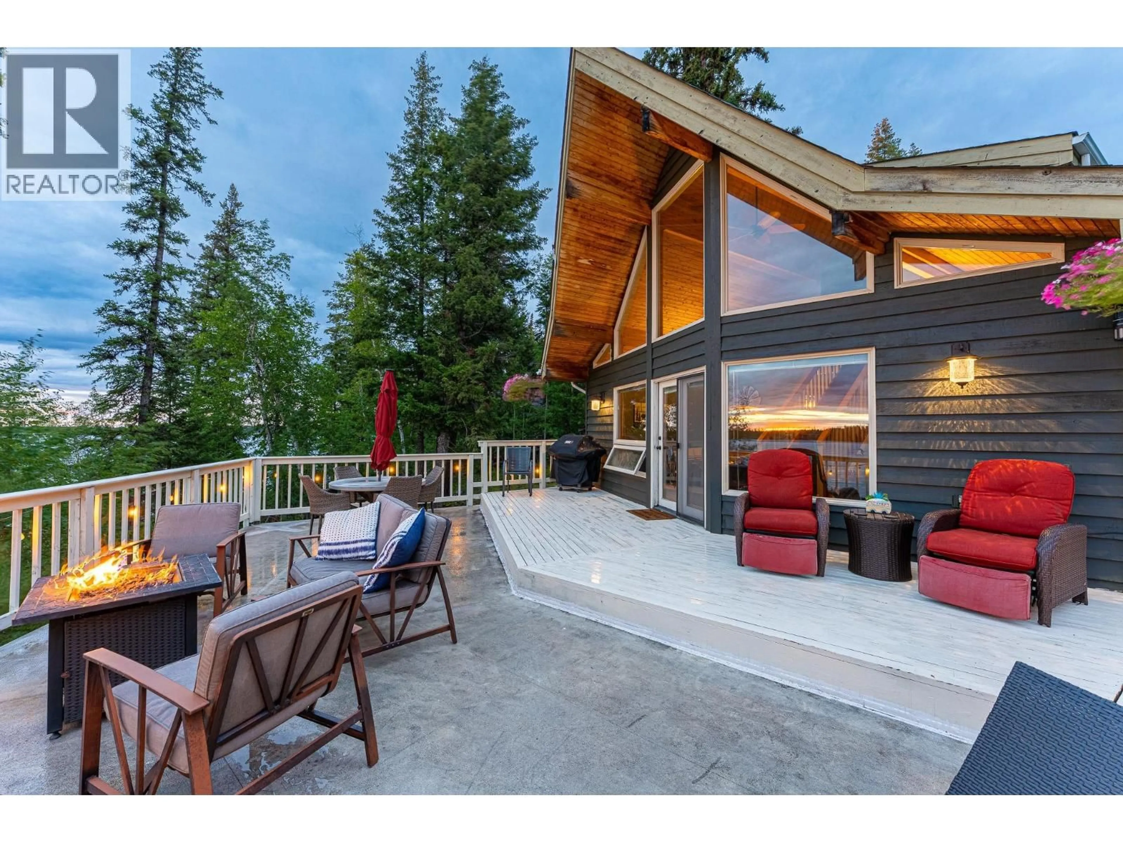 Patio, mountain view for 56040 SOMERSET DRIVE, Cluculz Lake British Columbia V0J3A3