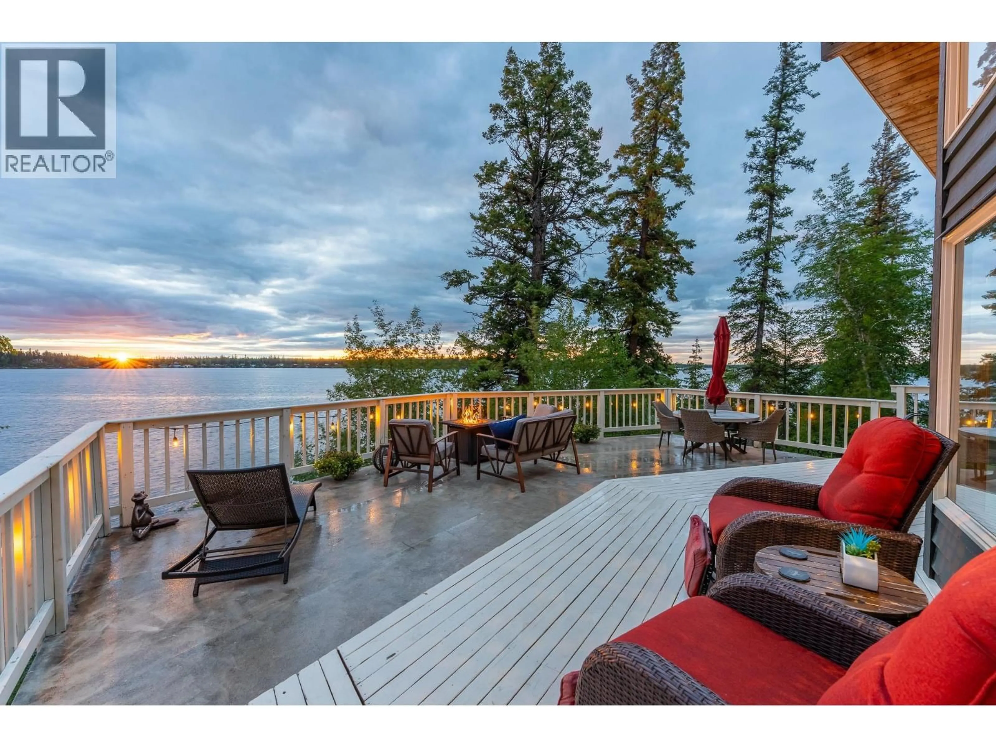 Patio, water/lake/river/ocean view for 56040 SOMERSET DRIVE, Cluculz Lake British Columbia V0J3A3
