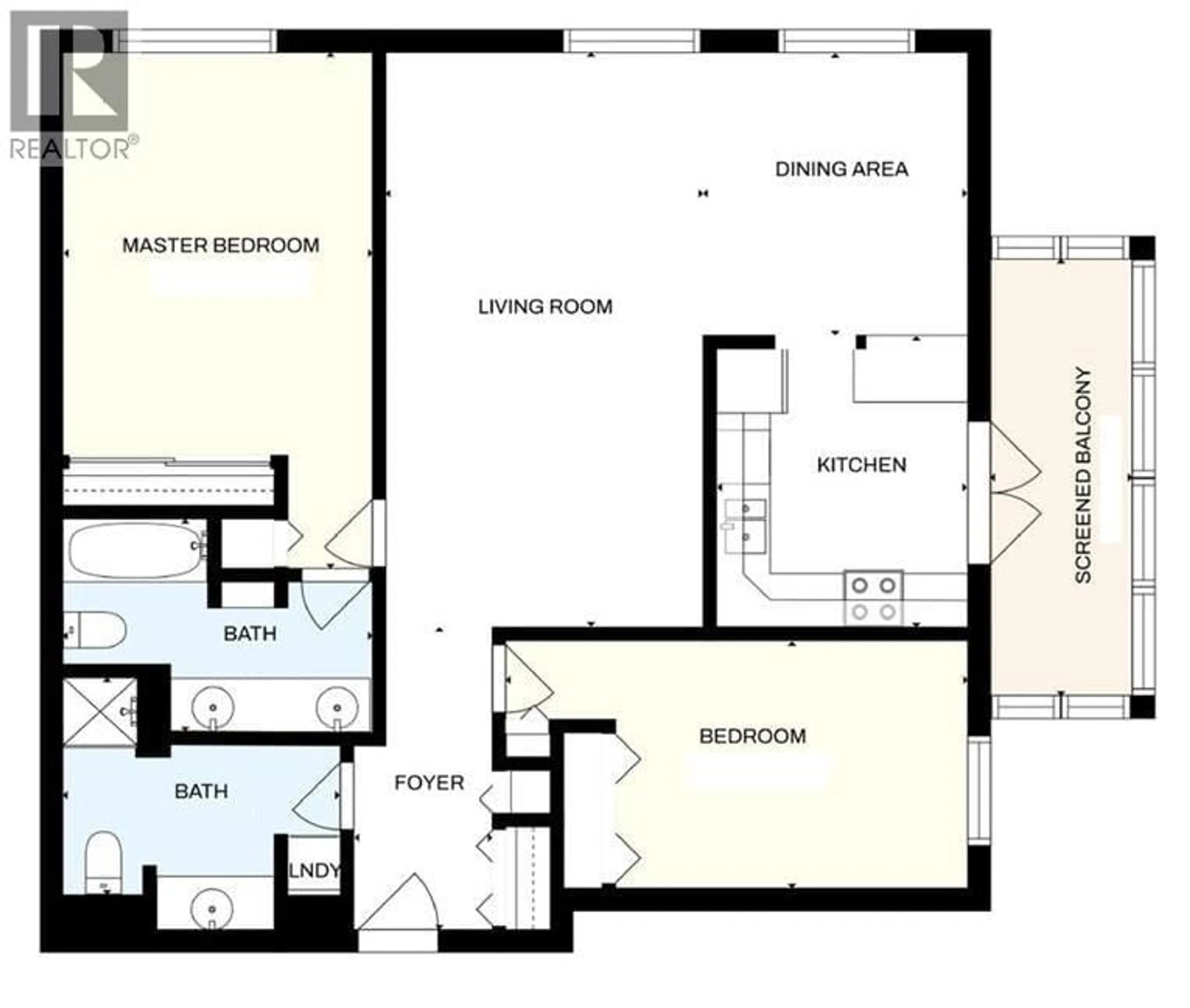 Floor plan for 902 - 615 BELMONT STREET, New Westminster British Columbia V3M6A1