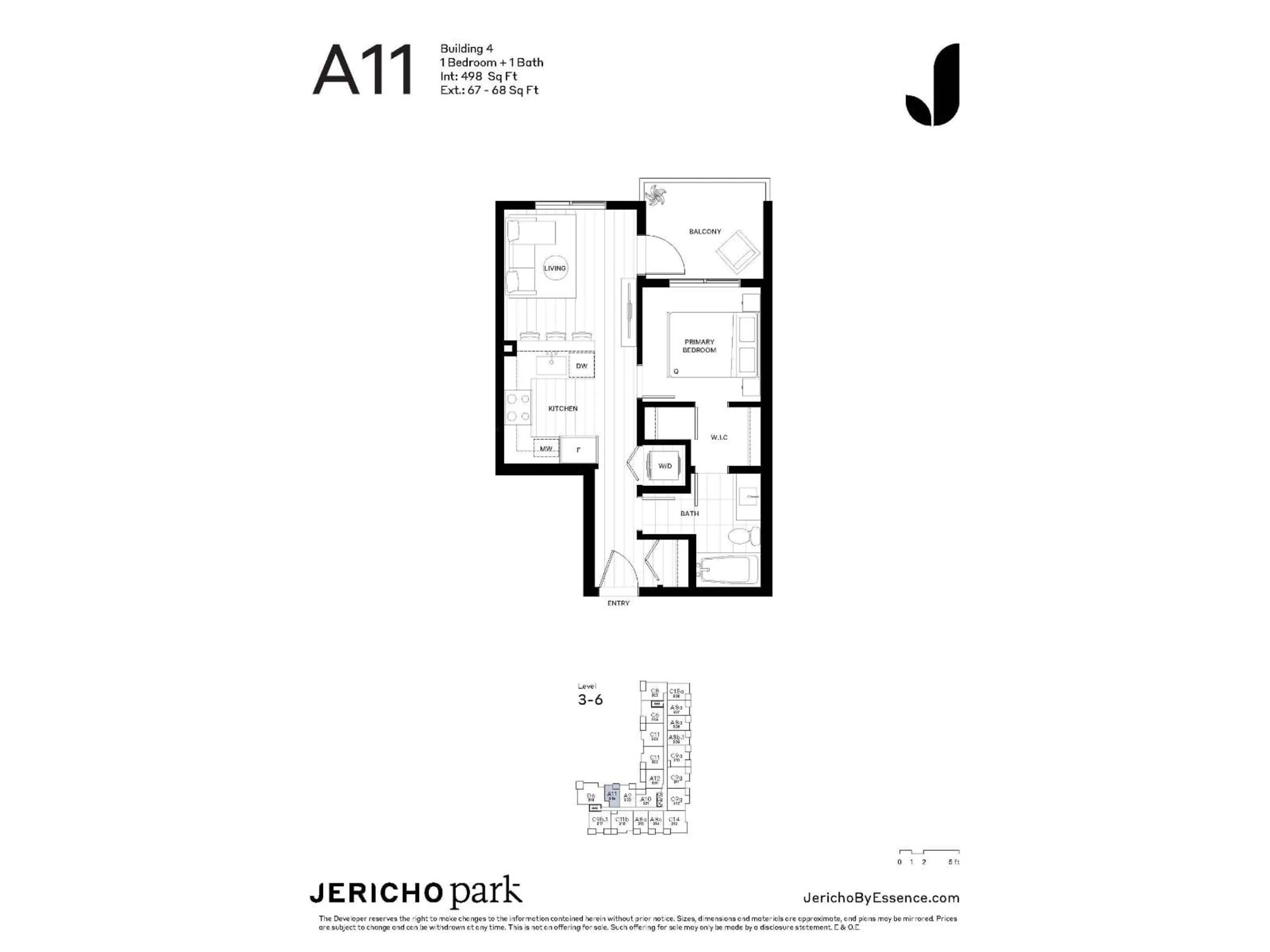 Floor plan for 319 - 7883 199B, Langley British Columbia V0V0V0