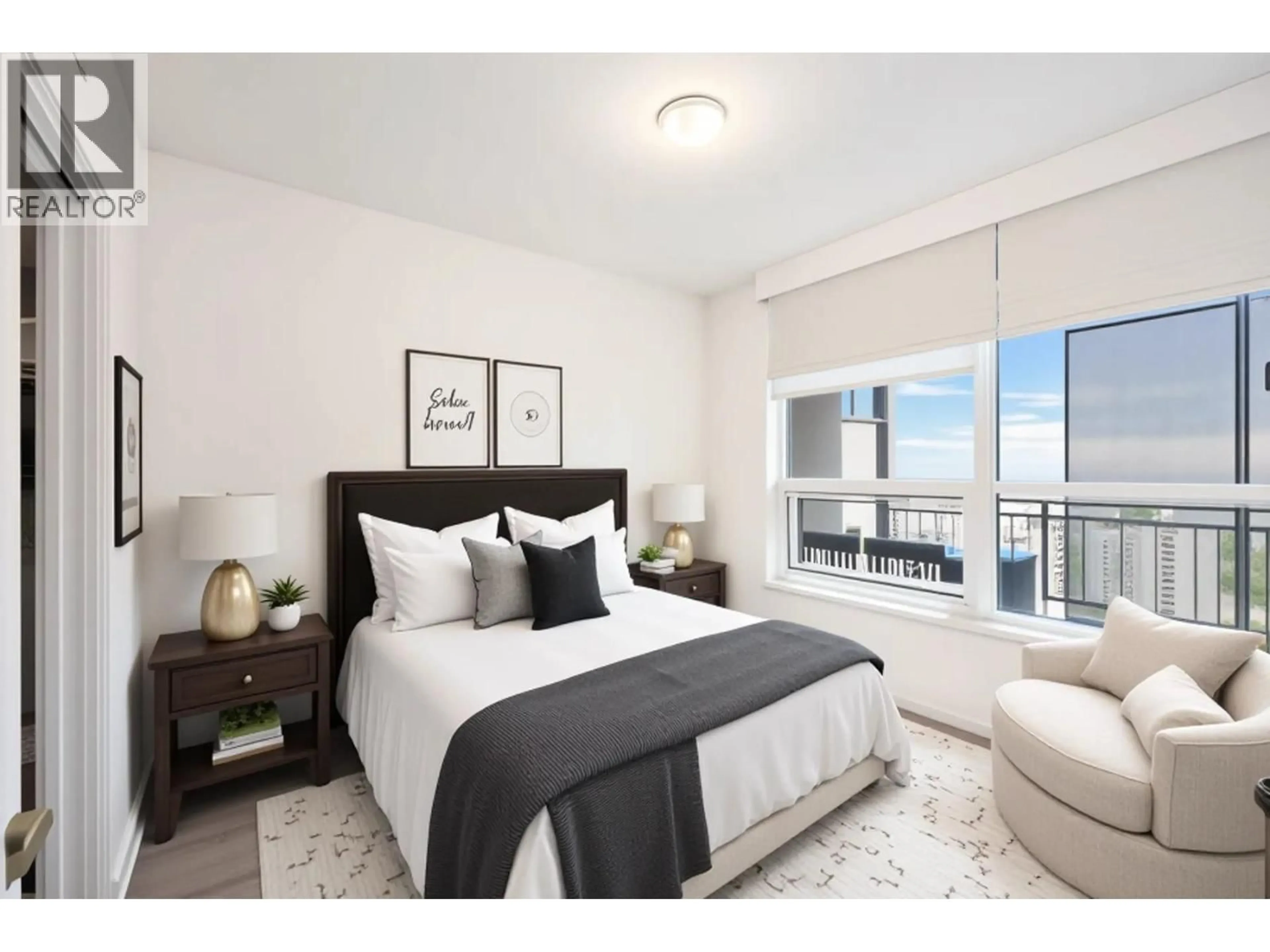 Bedroom with bed, unknown for 2105 - 125 14TH STREET, North Vancouver British Columbia V7L0E6