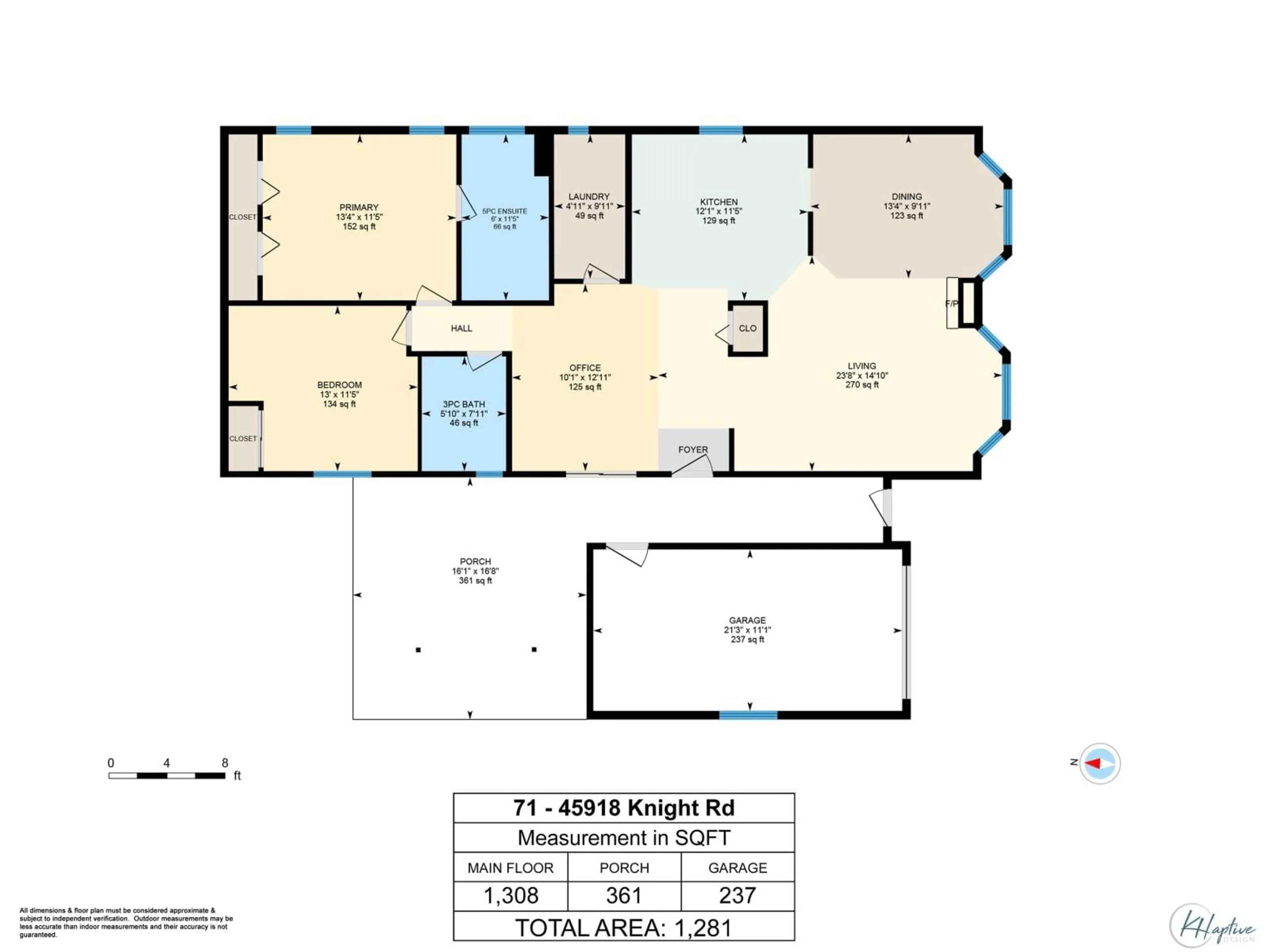 Floor plan for 71 - 45918 KNIGHT ROAD, Chilliwack British Columbia V2R3X4