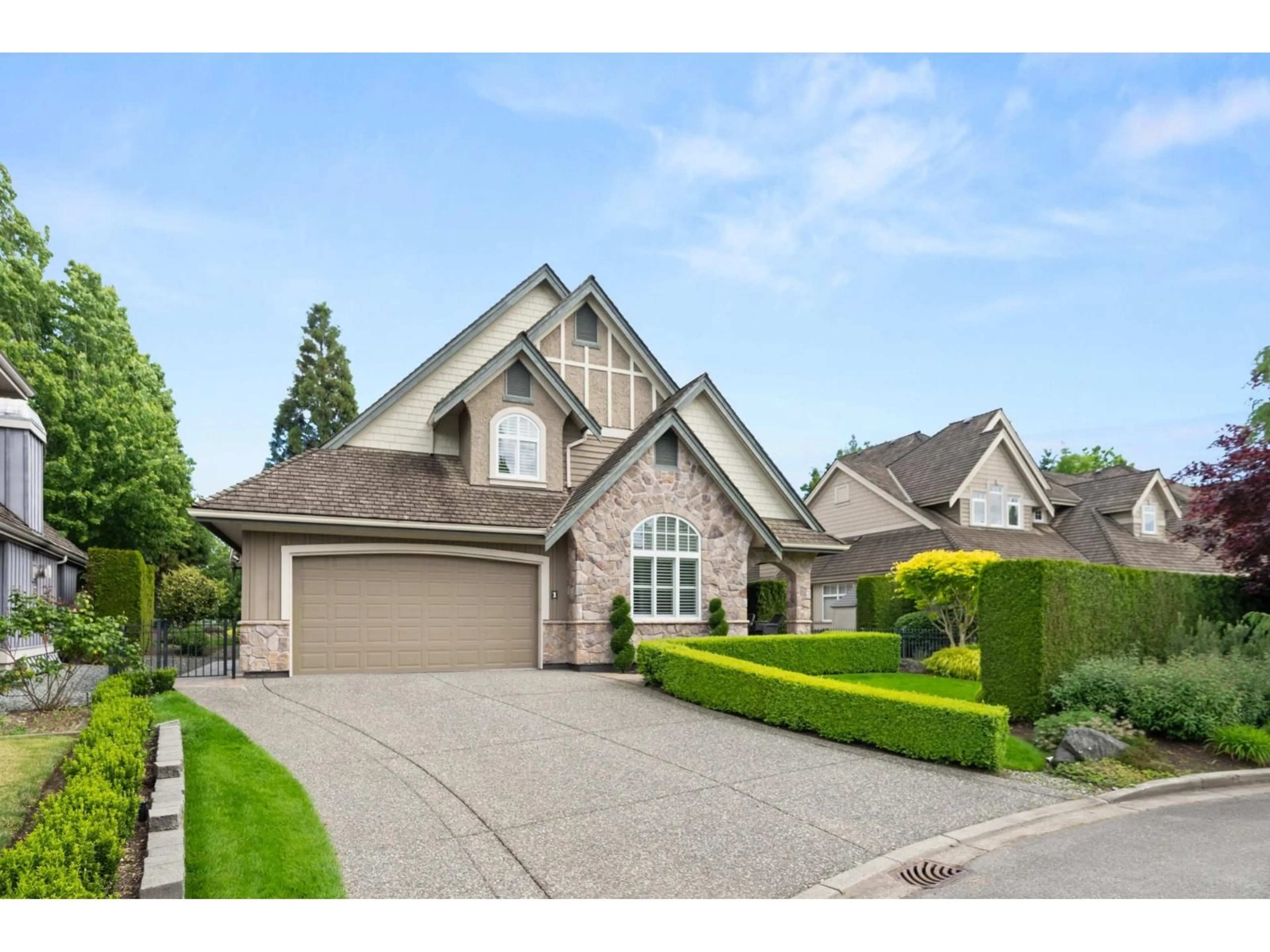 Home with brick exterior material, street for 1 - 3300 157A, Surrey British Columbia V3Z2P2