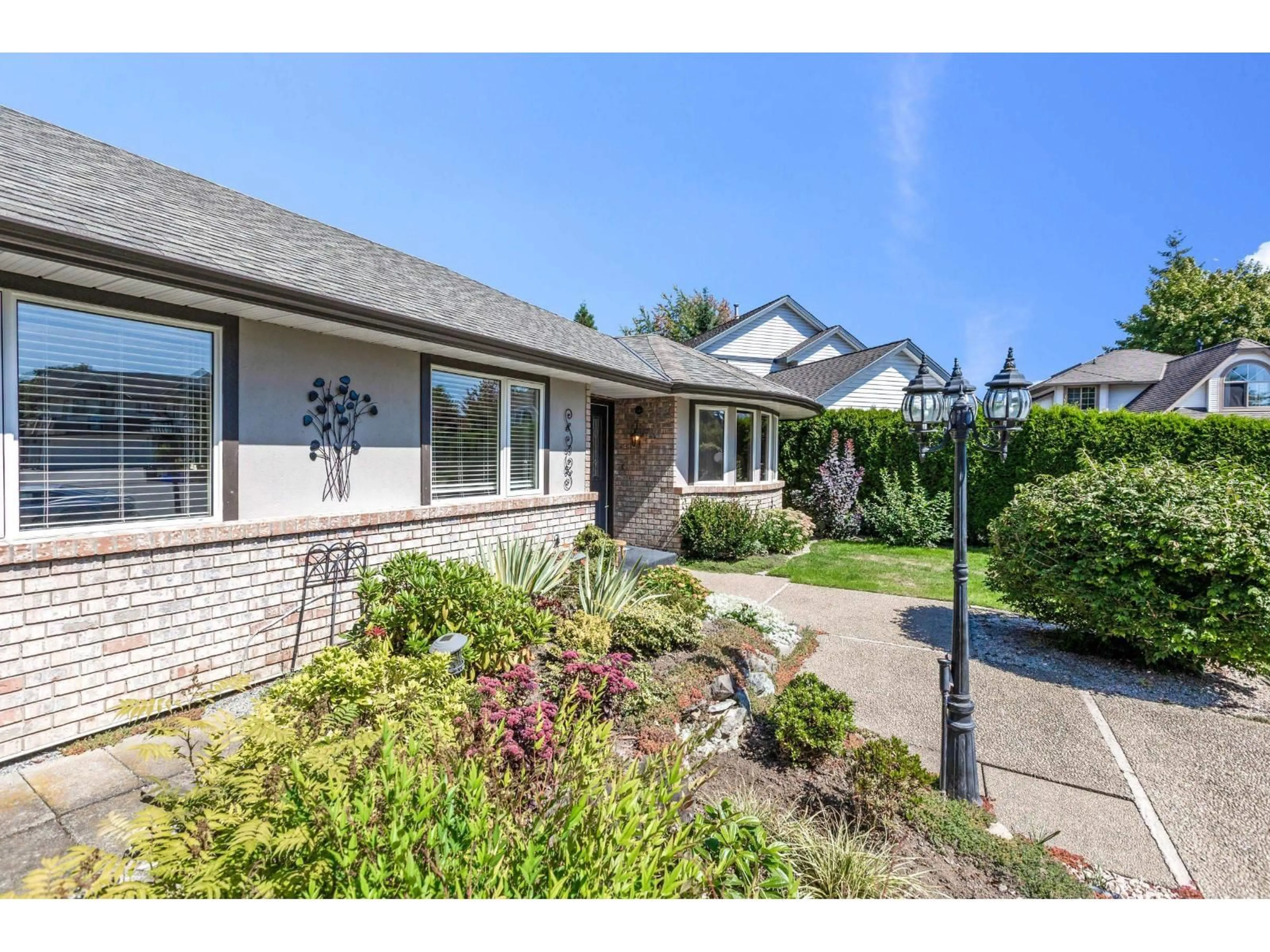 Home with brick exterior material, street for 22167 46, Langley British Columbia V2Z1A4
