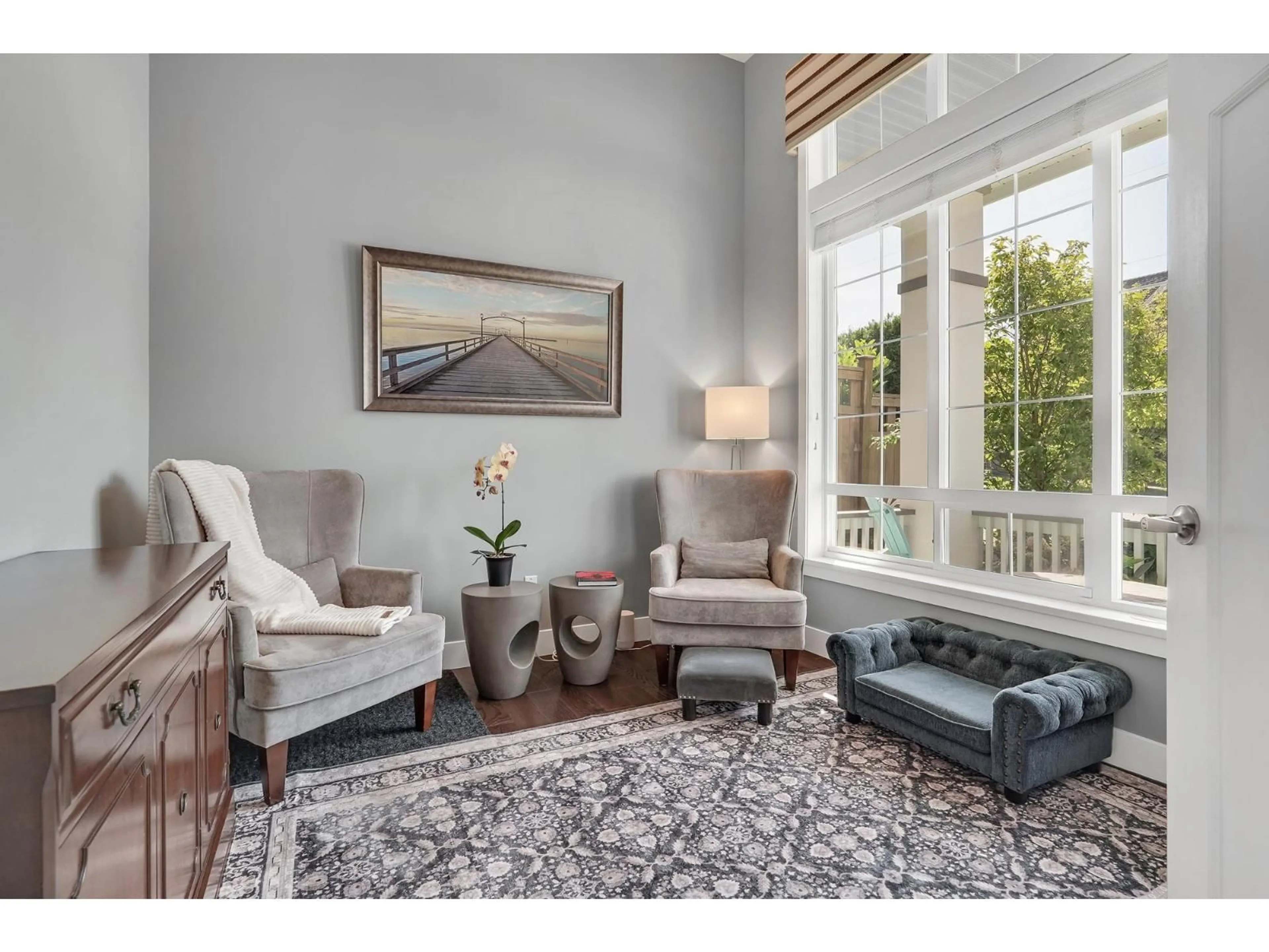 Living room with furniture, unknown for 16091 28, Surrey British Columbia V3Z3W1