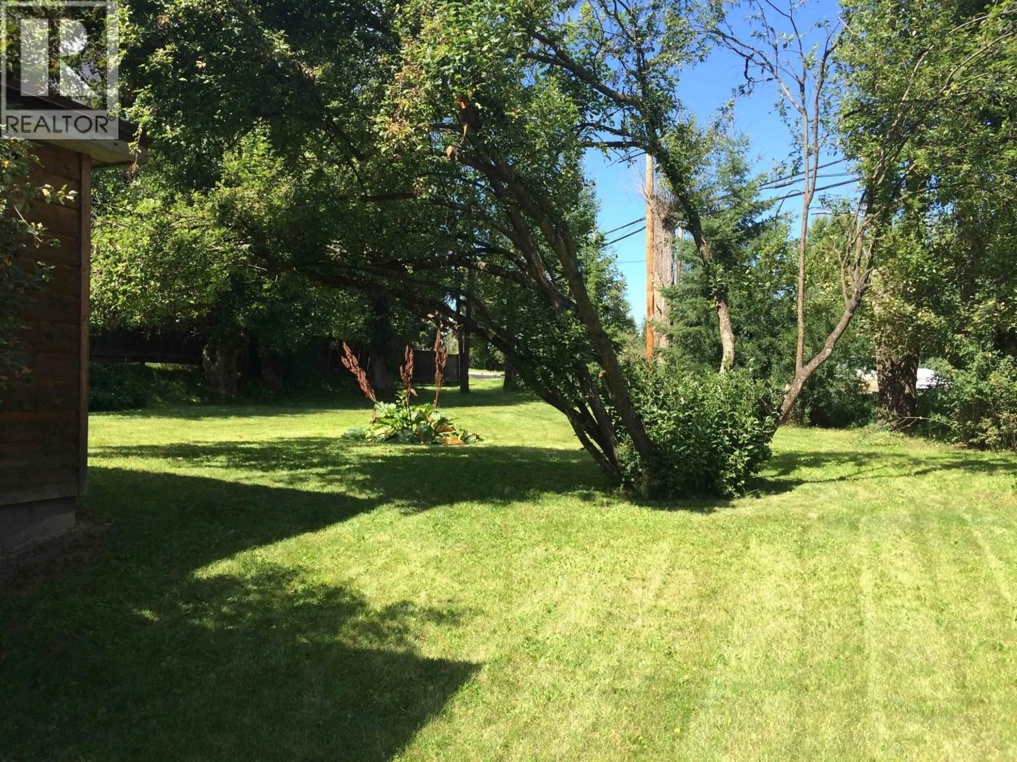 A pic from outside/outdoor area/front of a property/back of a property/a pic from drone, forest/trees view for 551 EDKINS STREET, Quesnel British Columbia V2J1X7
