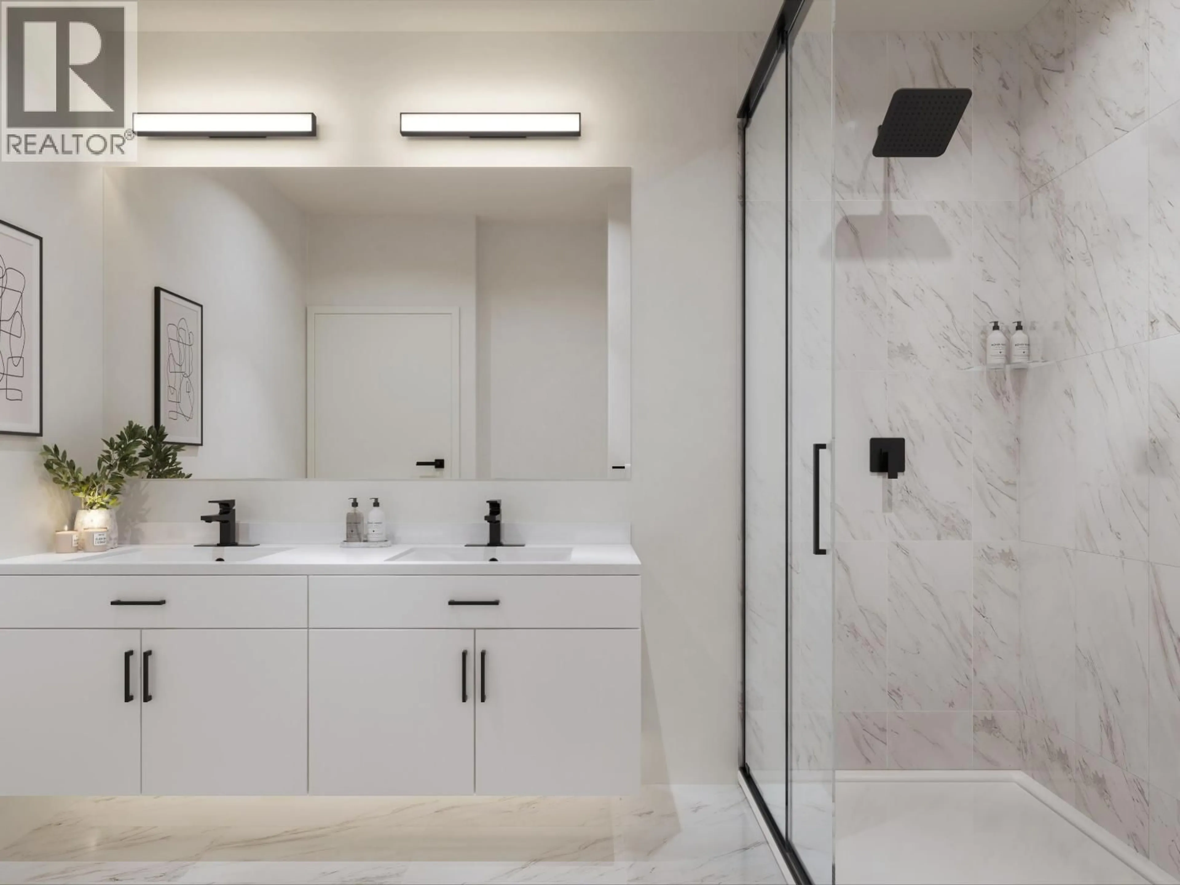 Contemporary bathroom, ceramic/tile floor for 103 - 586 THOMPSON AVENUE, Coquitlam British Columbia V0V0V0