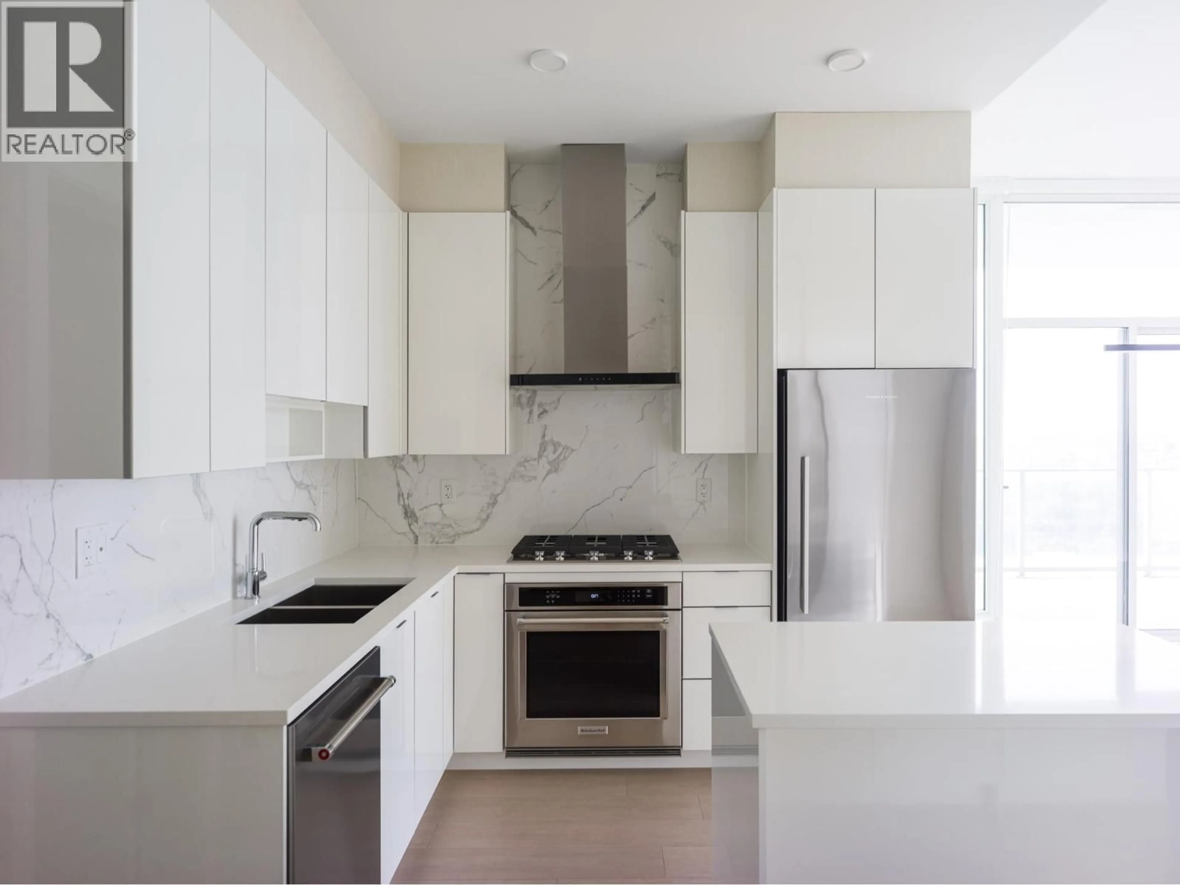 Contemporary kitchen, ceramic/tile floor for 2506 - 555 SYDNEY AVENUE, Coquitlam British Columbia V3K0G5