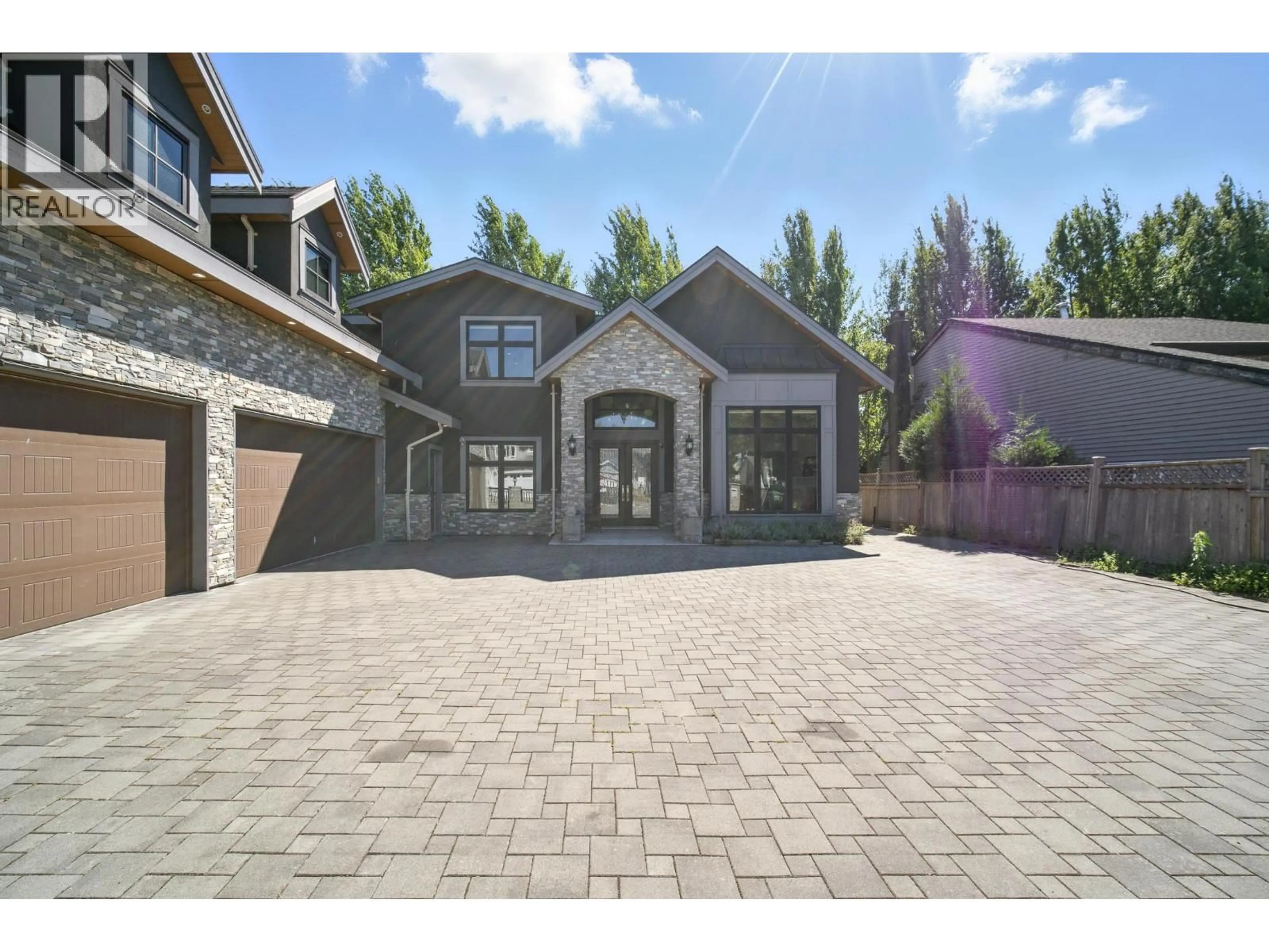 Home with brick exterior material, street for 8600 LESLIE ROAD, Richmond British Columbia V6X2V7