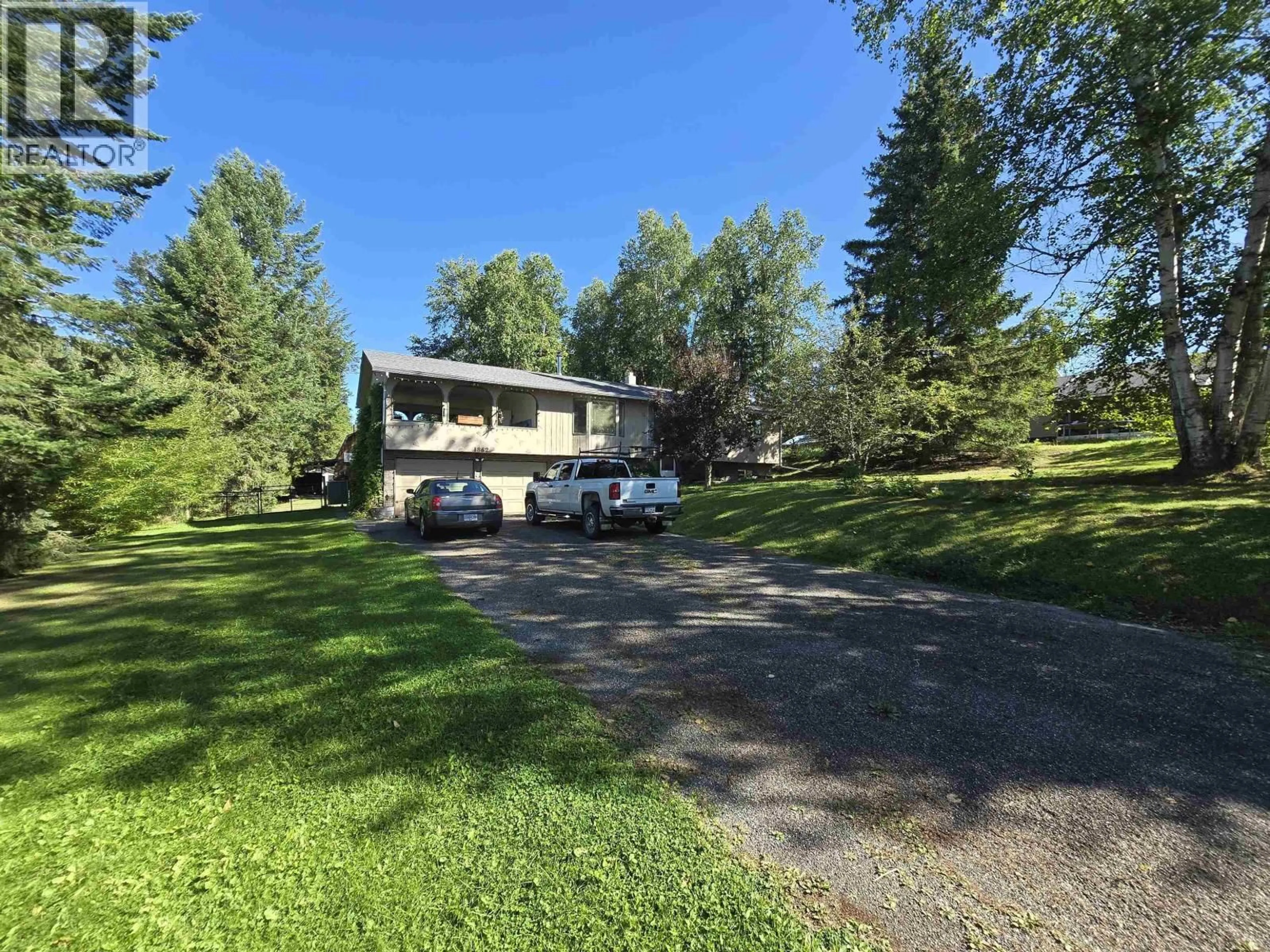 A pic from outside/outdoor area/front of a property/back of a property/a pic from drone, unknown for 1862 BIRCH AVENUE, Quesnel British Columbia V2J3Y4