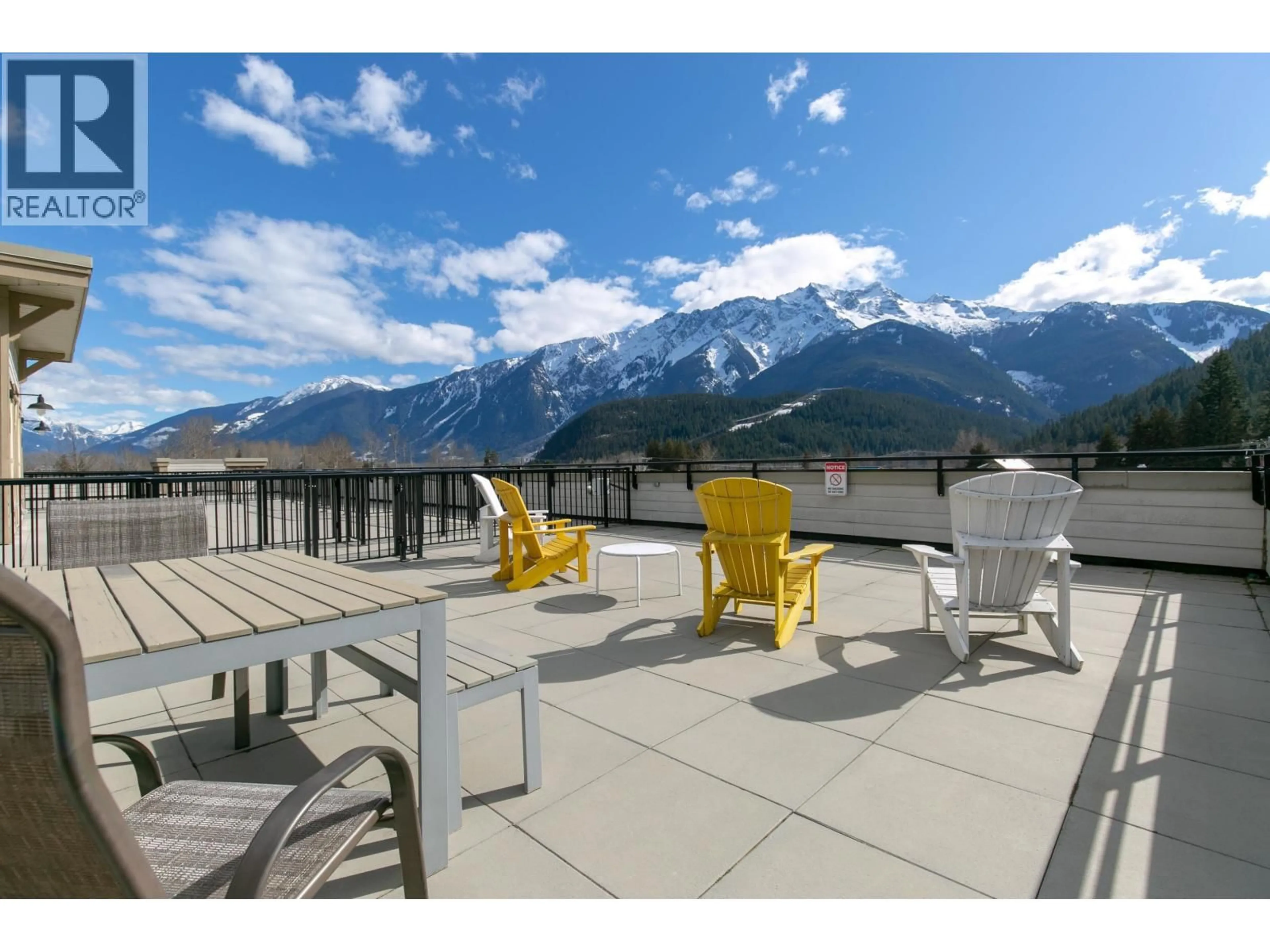 Patio, mountain view for 209 - 7445 FRONTIER STREET, Pemberton British Columbia V0N2L1