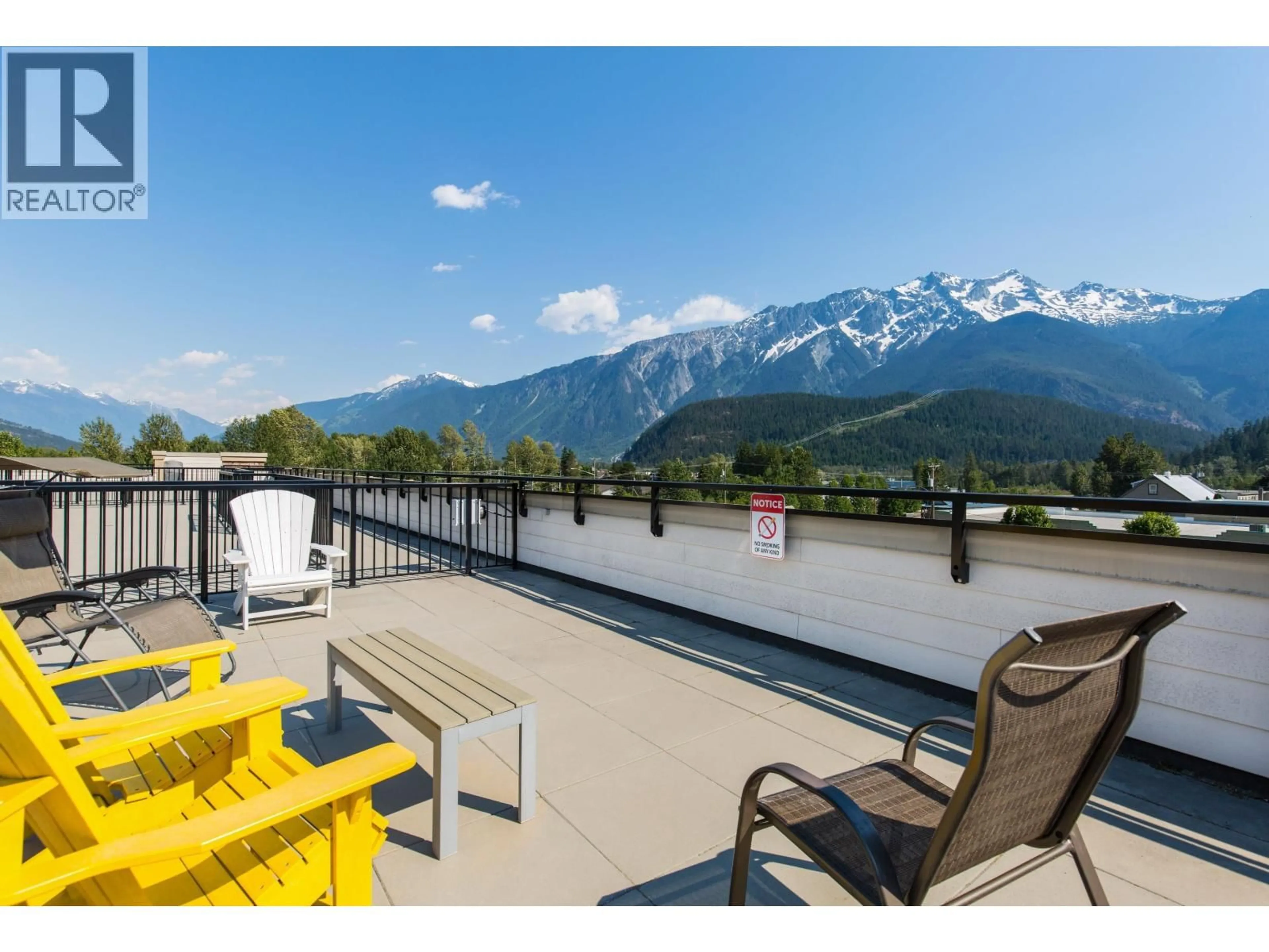 Patio, mountain view for 209 - 7445 FRONTIER STREET, Pemberton British Columbia V0N2L1