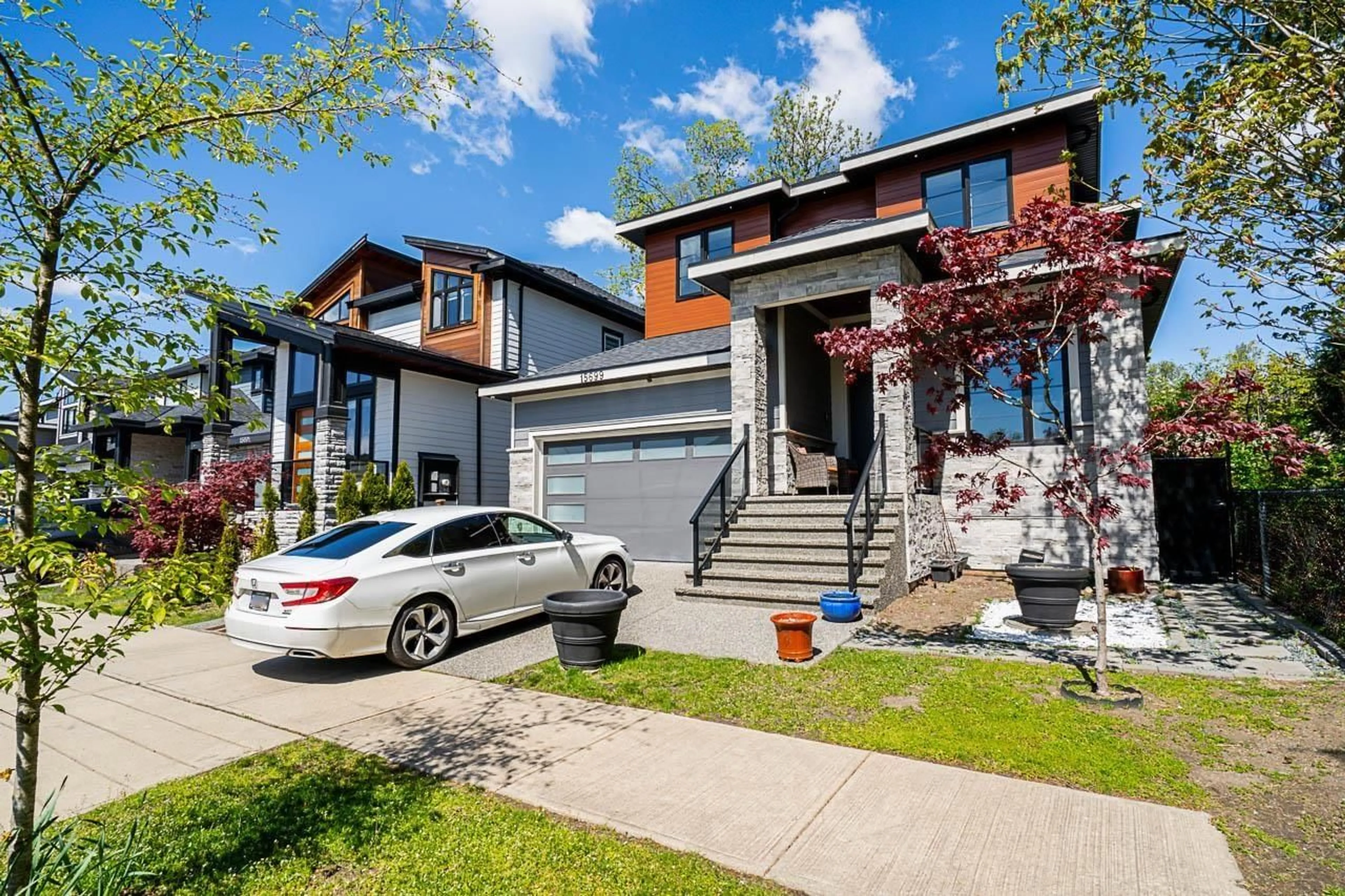 Home with brick exterior material, street for 15699 77B, Surrey British Columbia V3S3P9