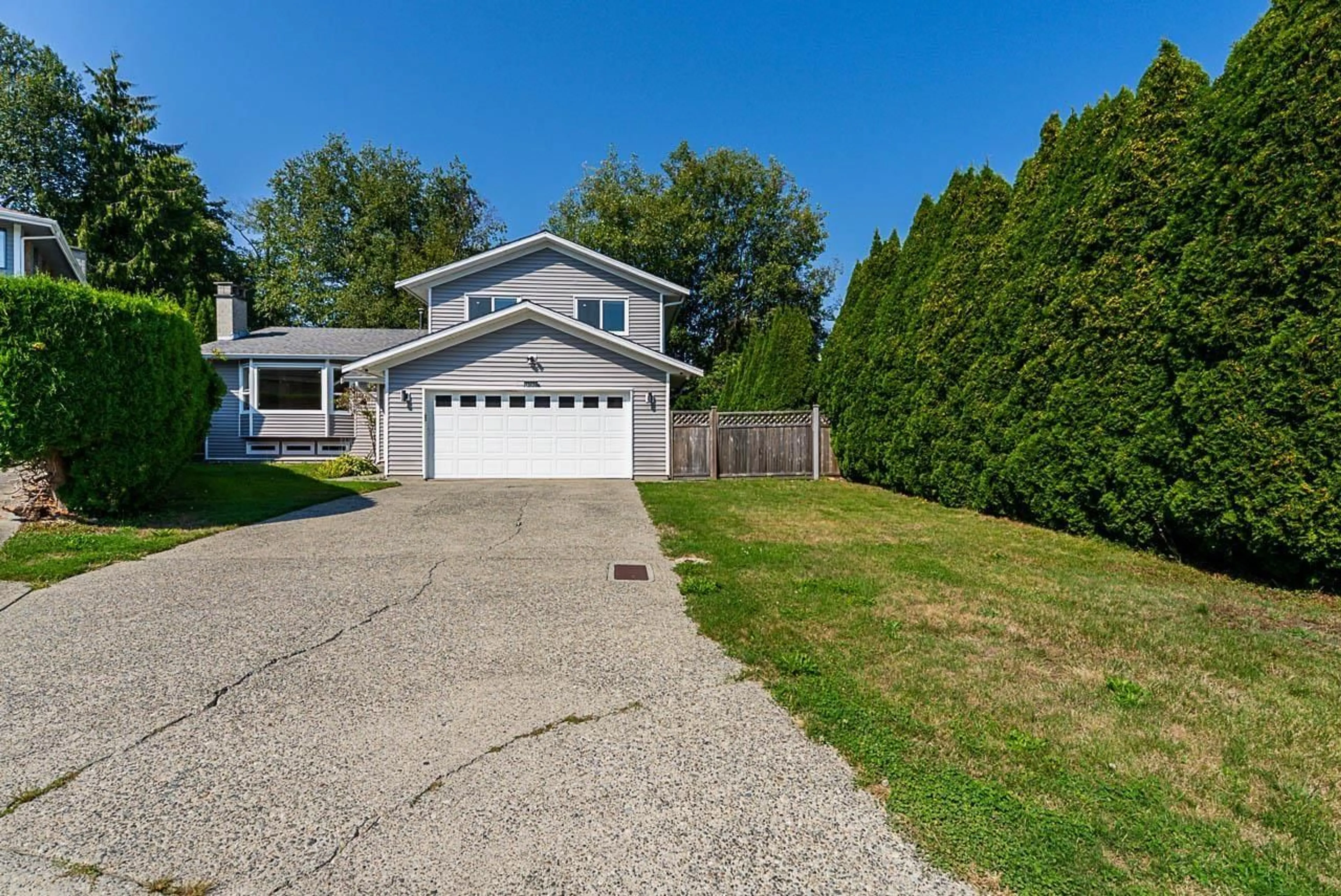 A pic from outside/outdoor area/front of a property/back of a property/a pic from drone, water/lake/river/ocean view for 13129 62B, Surrey British Columbia V3X1P4