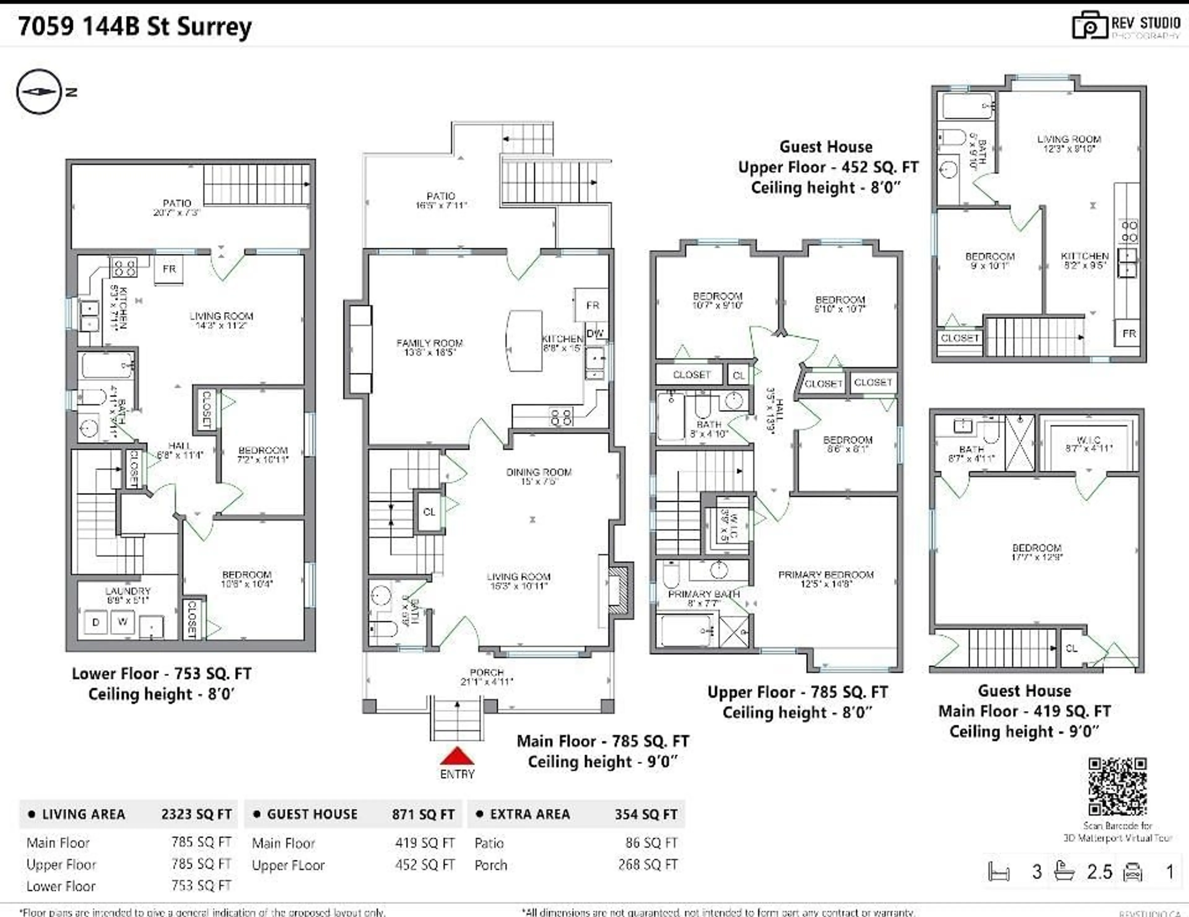 Floor plan for 7059 144B, Surrey British Columbia V3S8H4