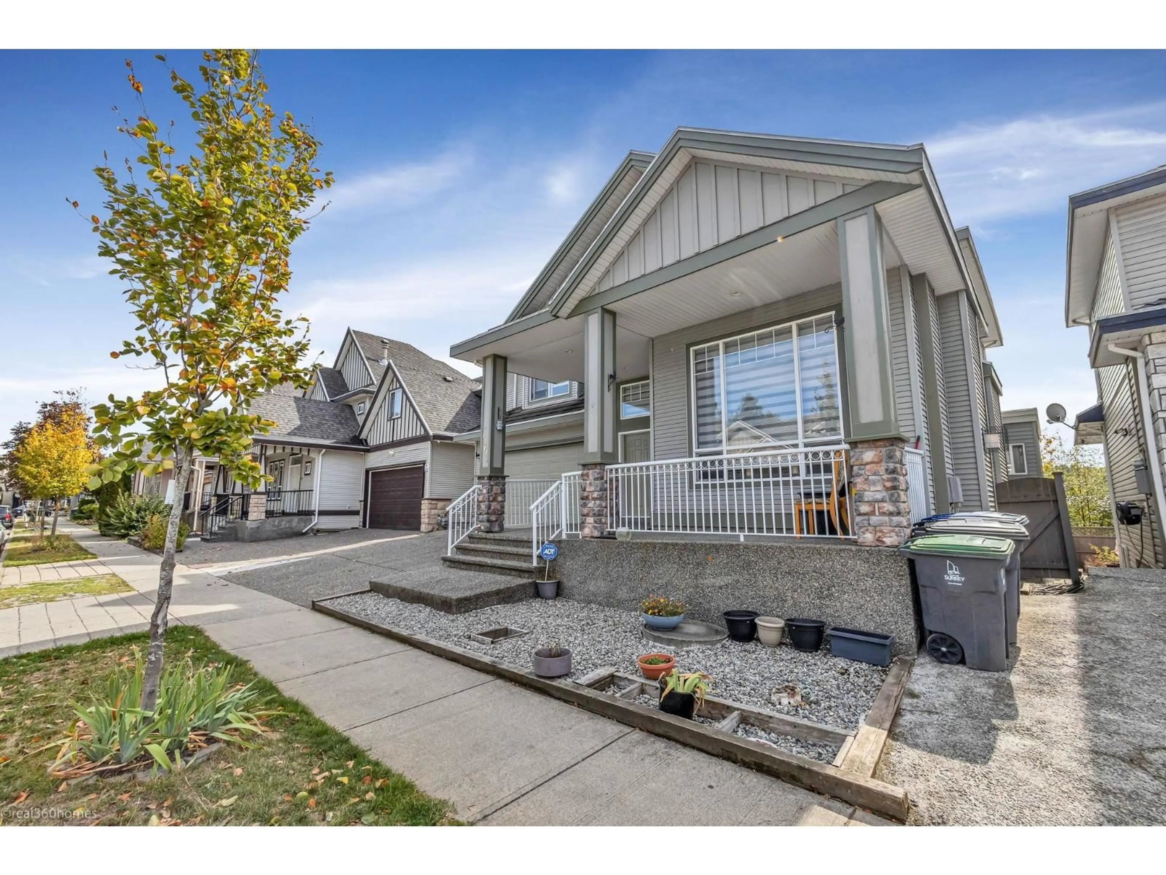 Home with vinyl exterior material, street for 14642 67A, Surrey British Columbia V3S0Z4