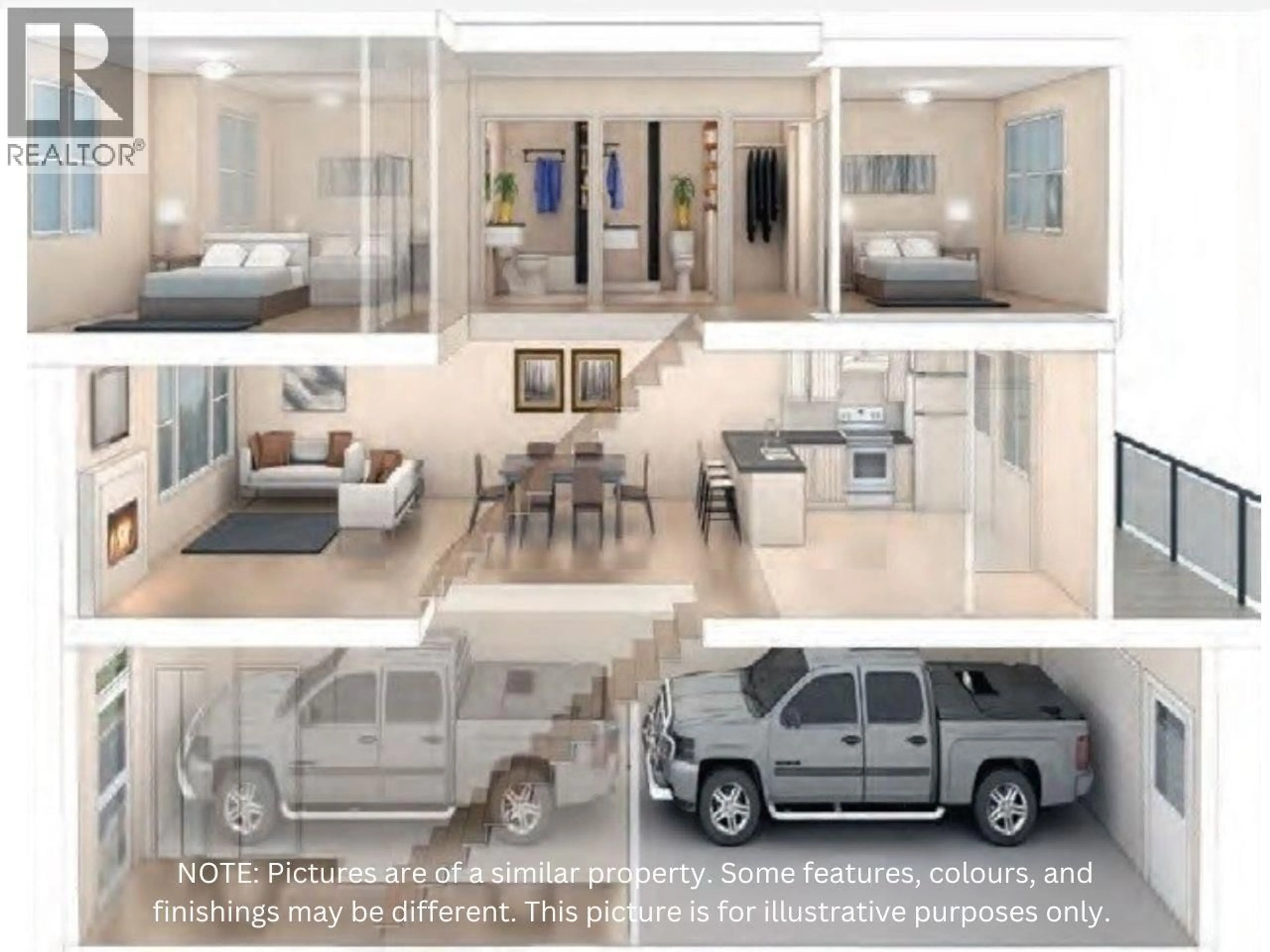 Indoor garage for 123 - 10303 112 STREET, Fort St. John British Columbia V1J0N6
