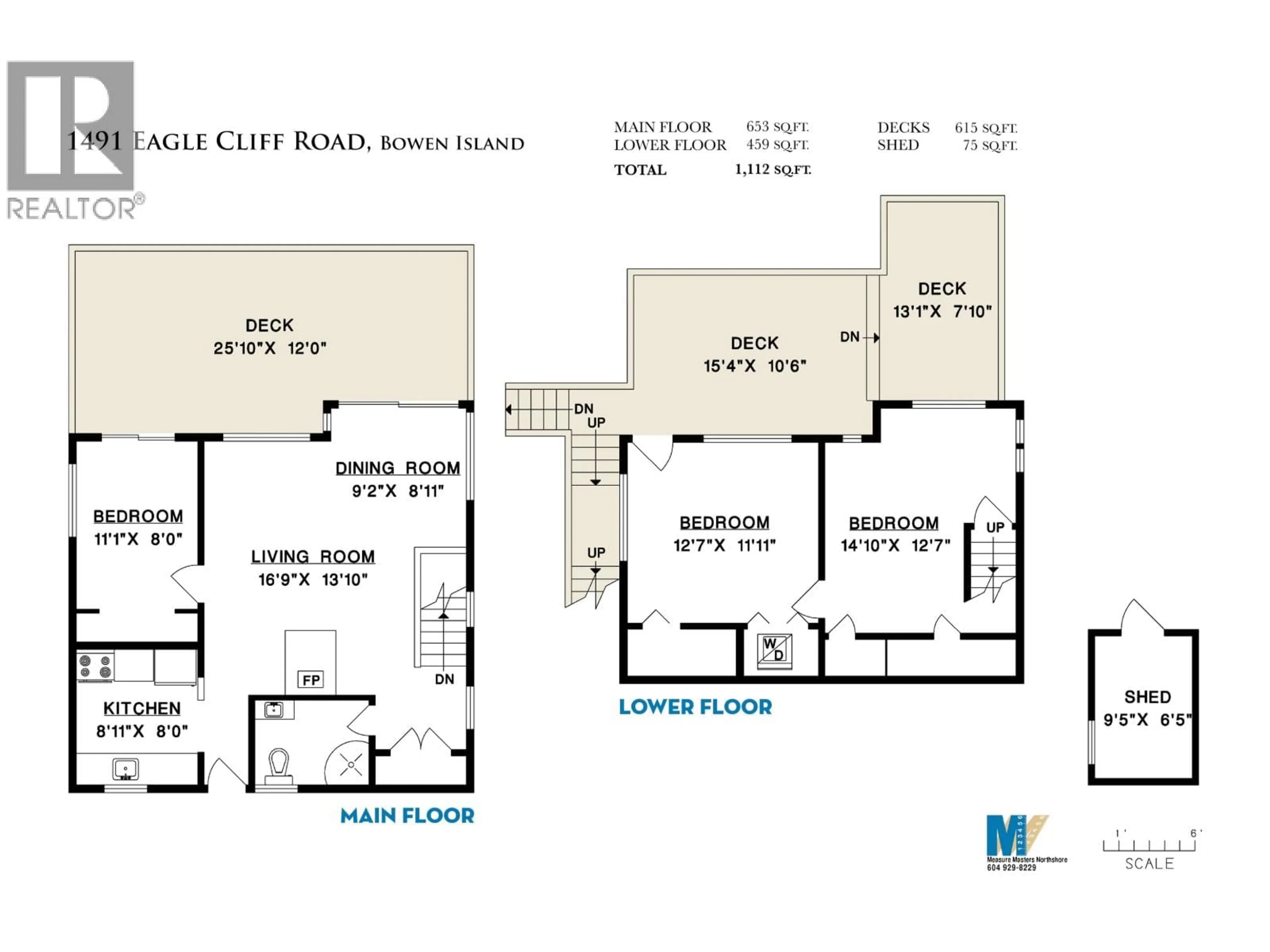 Floor plan for 1491 EAGLE CLIFF ROAD, Bowen Island British Columbia V0N1G1