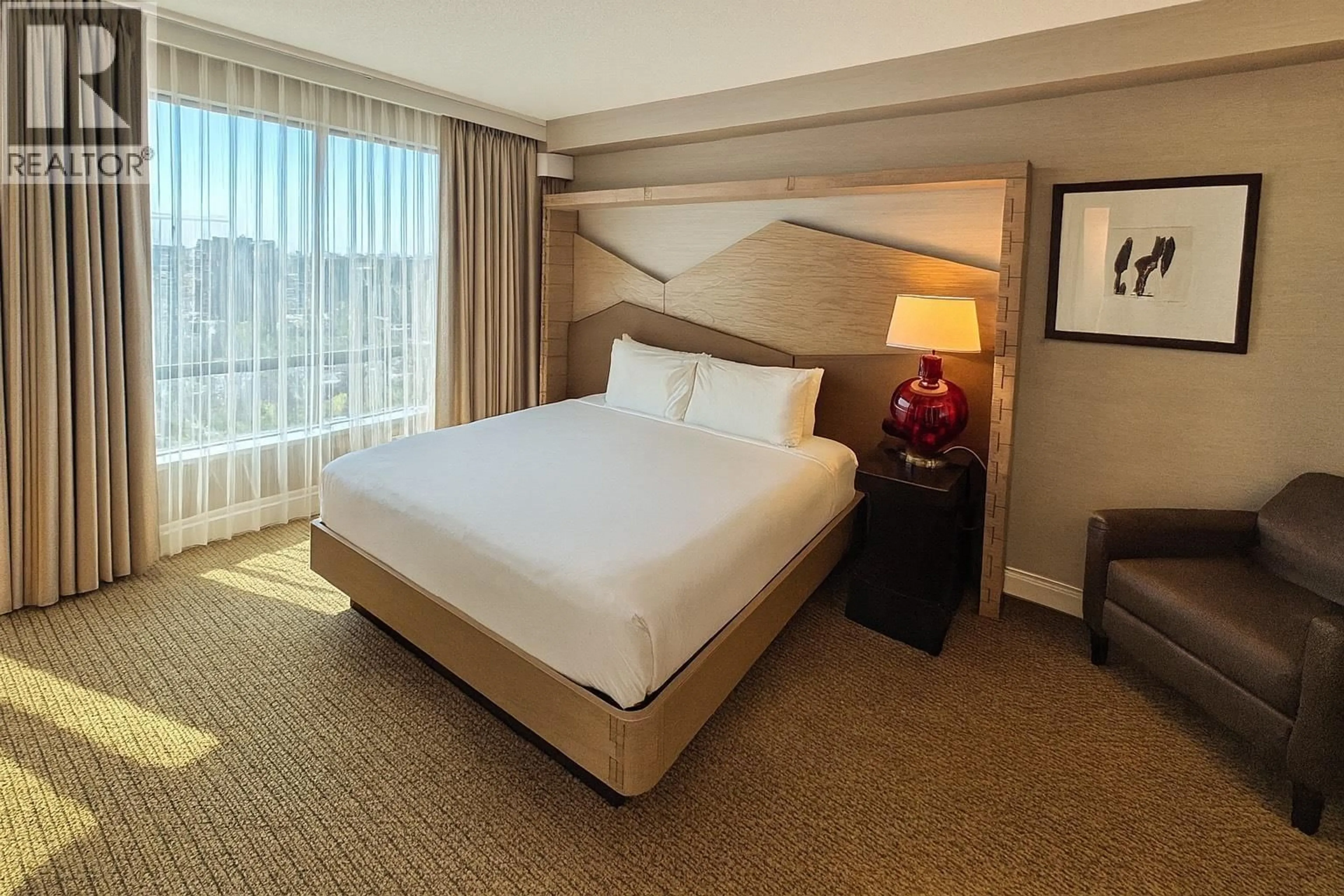 Bedroom with bed, carpet floor for 1705 - 5911 MINORU BOULEVARD, Richmond British Columbia V6X4C7