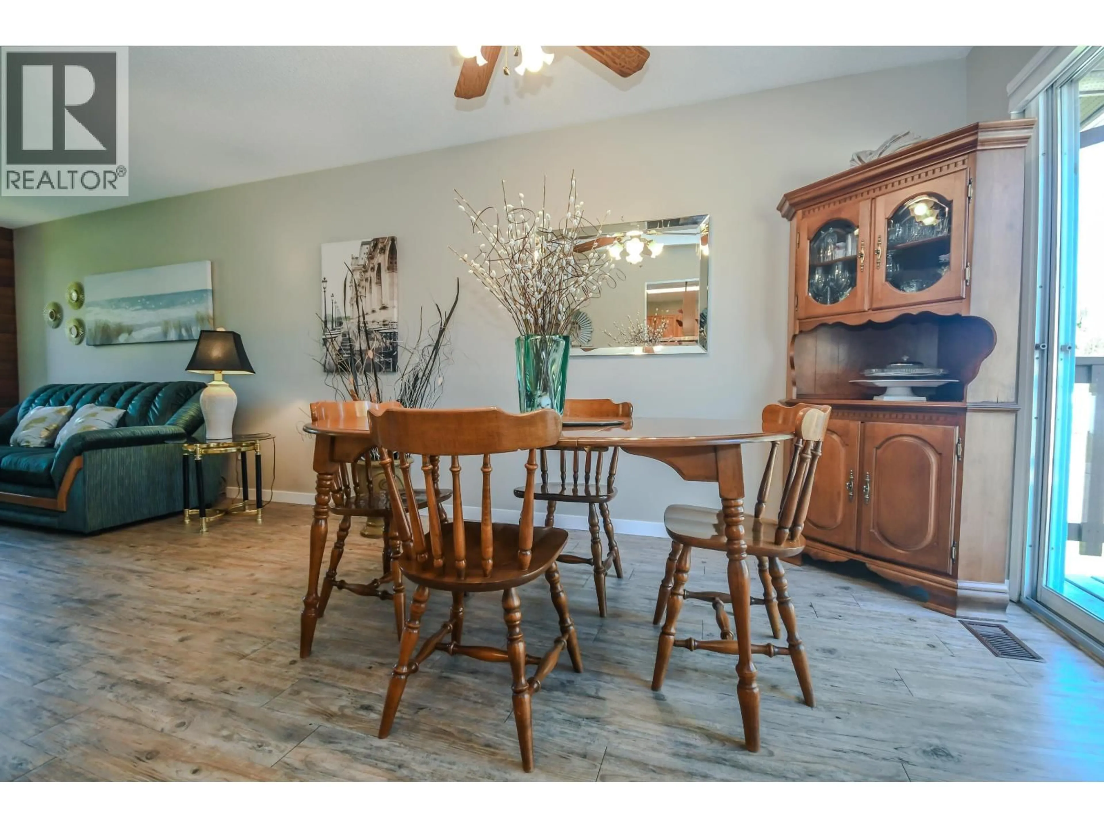Dining room, wood/laminate floor for 7536 ST KEVIN PLACE, Prince George British Columbia V2N4L3