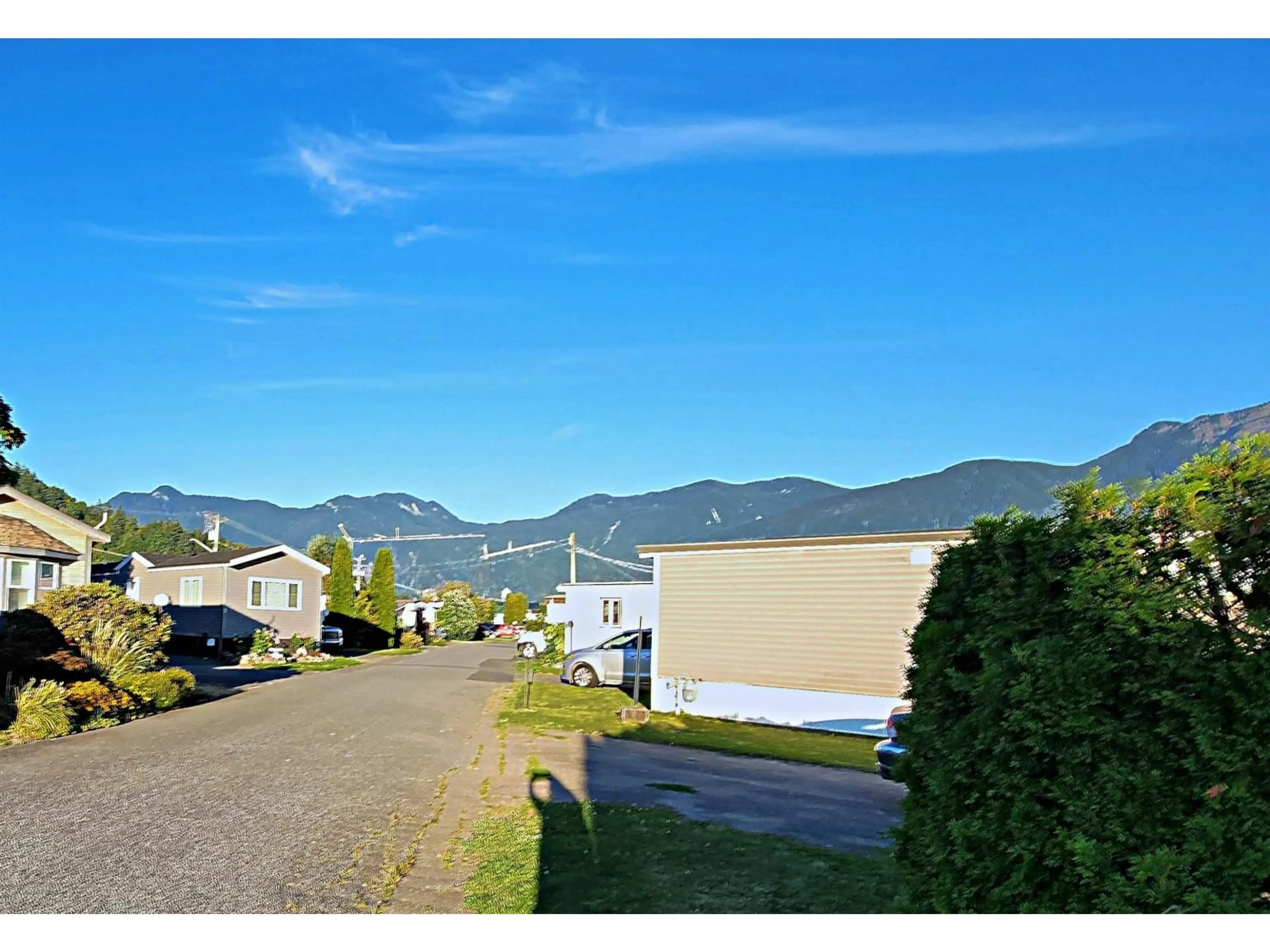 A pic from outside/outdoor area/front of a property/back of a property/a pic from drone, mountain view for 7 - 1884 HEATH ROAD, Agassiz British Columbia V0M1L0