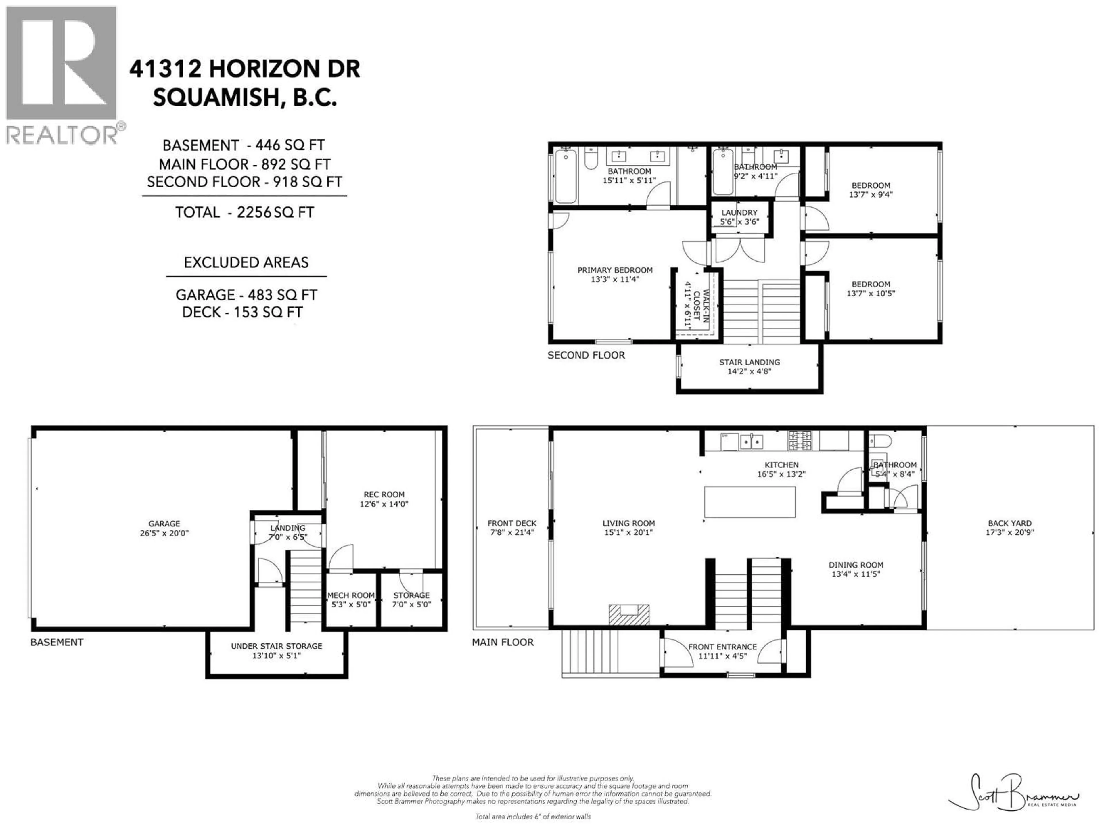 Floor plan for 41312 HORIZON DRIVE, Squamish British Columbia V8B0Y7