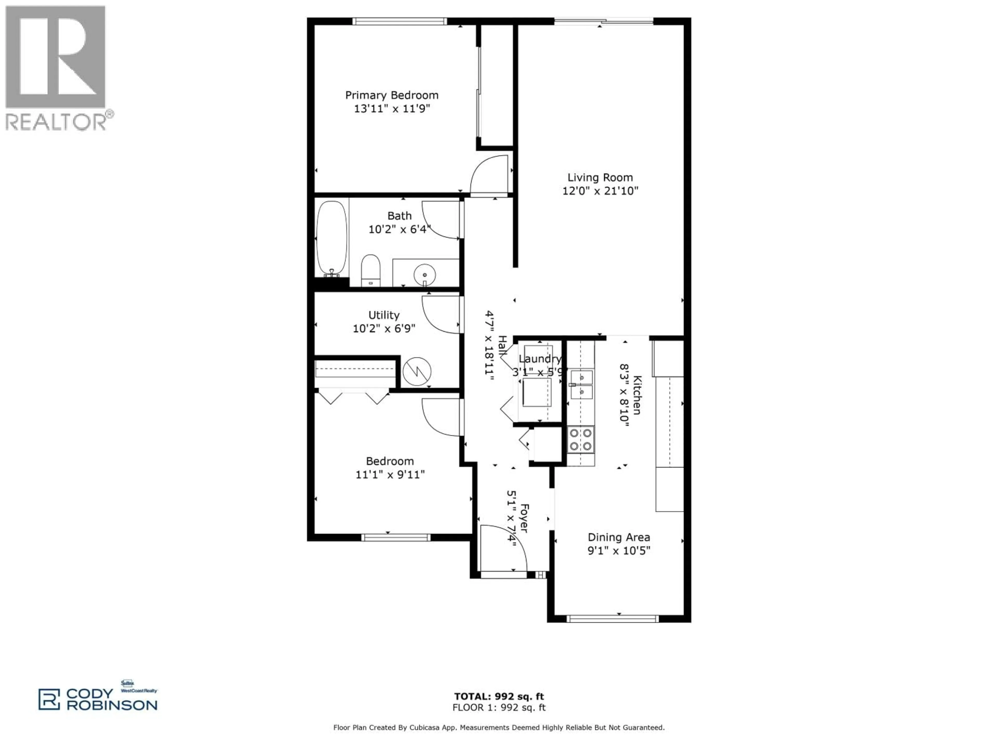 Floor plan for 4 - 815 NORTH ROAD, Gibsons British Columbia V0N1V9